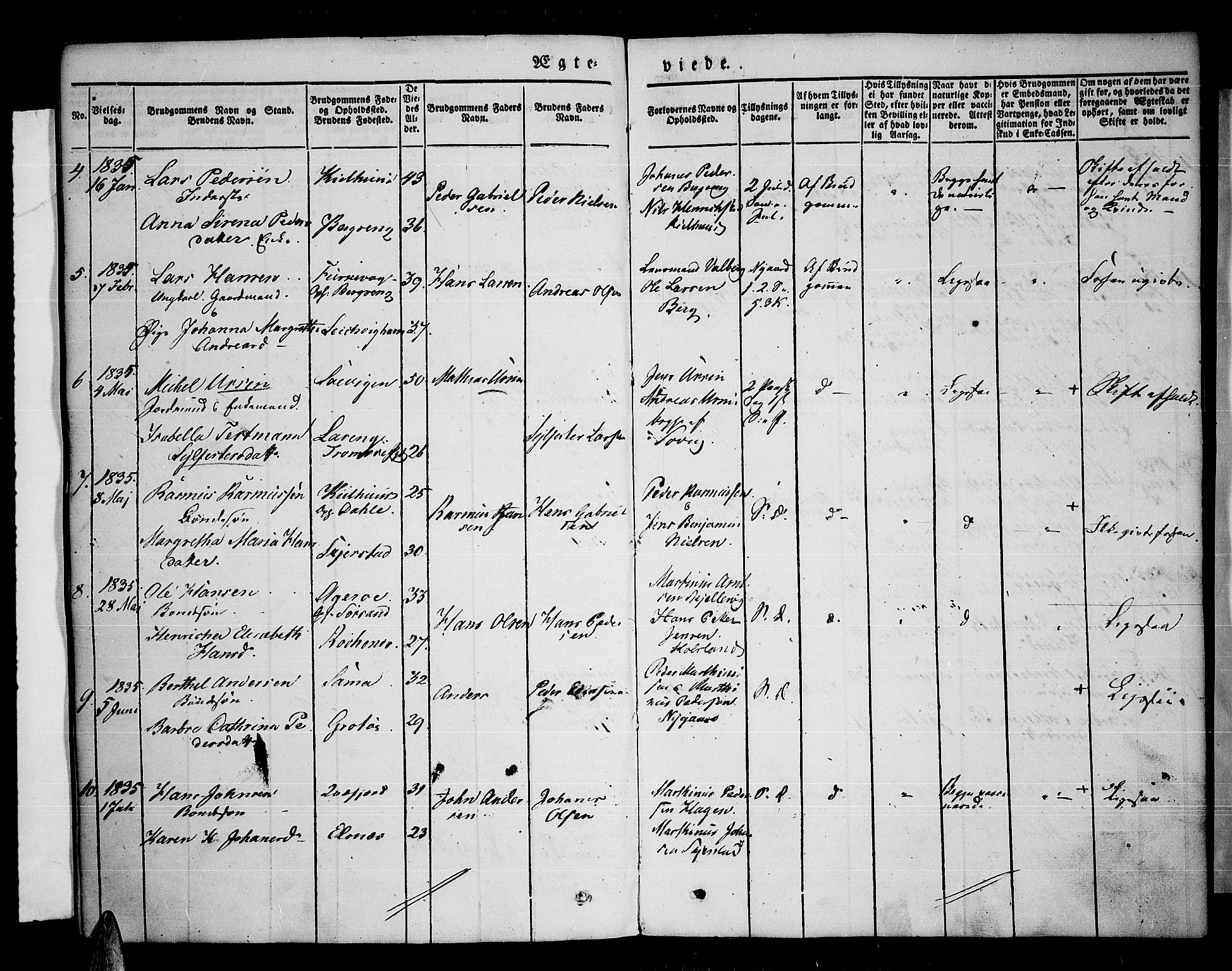 Trondenes sokneprestkontor, SATØ/S-1319/H/Ha/L0008kirke: Parish register (official) no. 8, 1835-1840