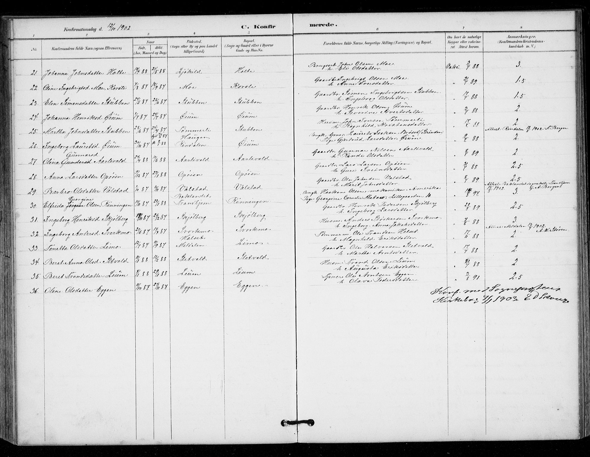 Ministerialprotokoller, klokkerbøker og fødselsregistre - Sør-Trøndelag, SAT/A-1456/671/L0841: Parish register (official) no. 671A03, 1893-1915