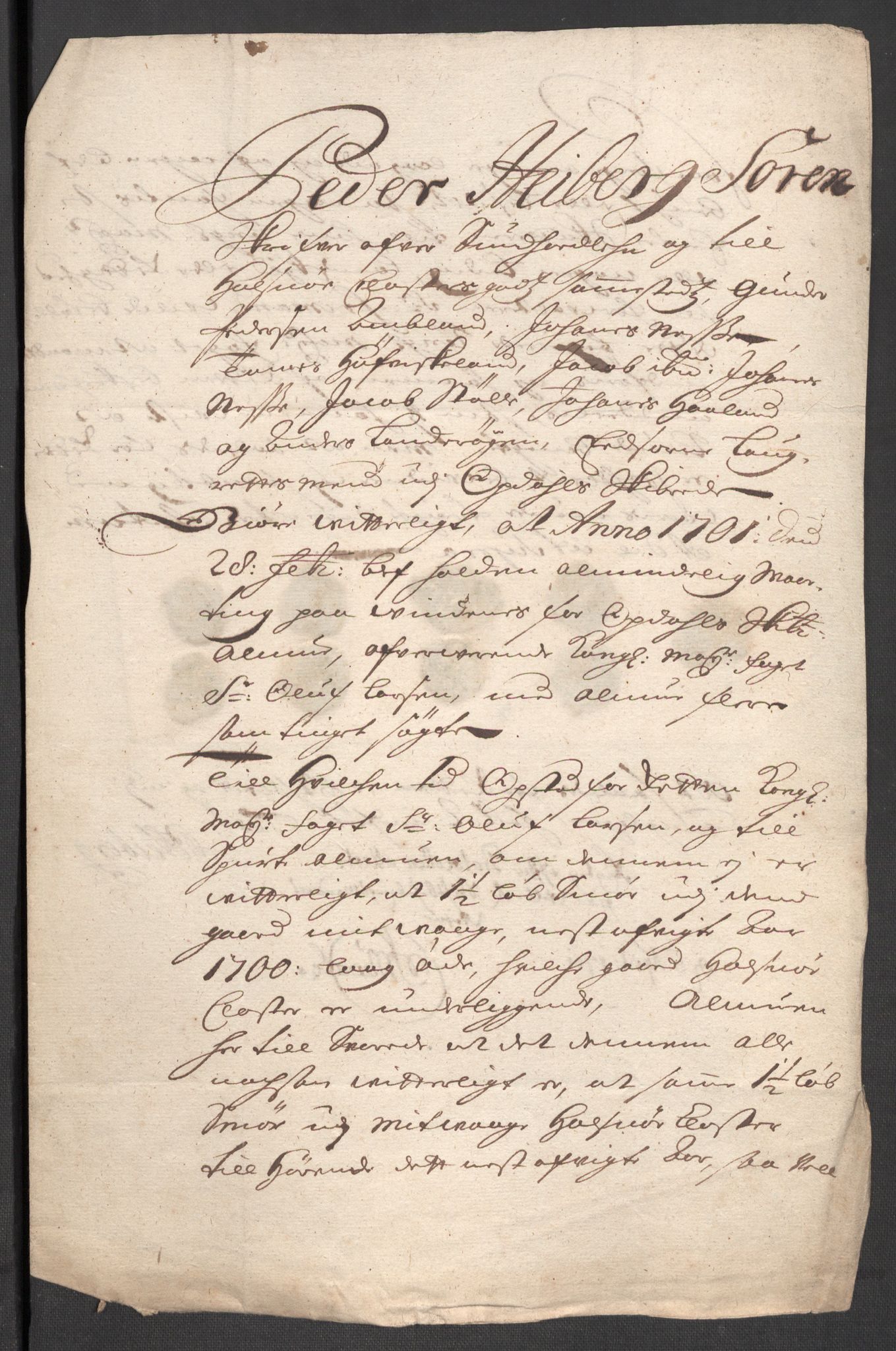 Rentekammeret inntil 1814, Reviderte regnskaper, Fogderegnskap, RA/EA-4092/R48/L2979: Fogderegnskap Sunnhordland og Hardanger, 1700-1701, p. 237