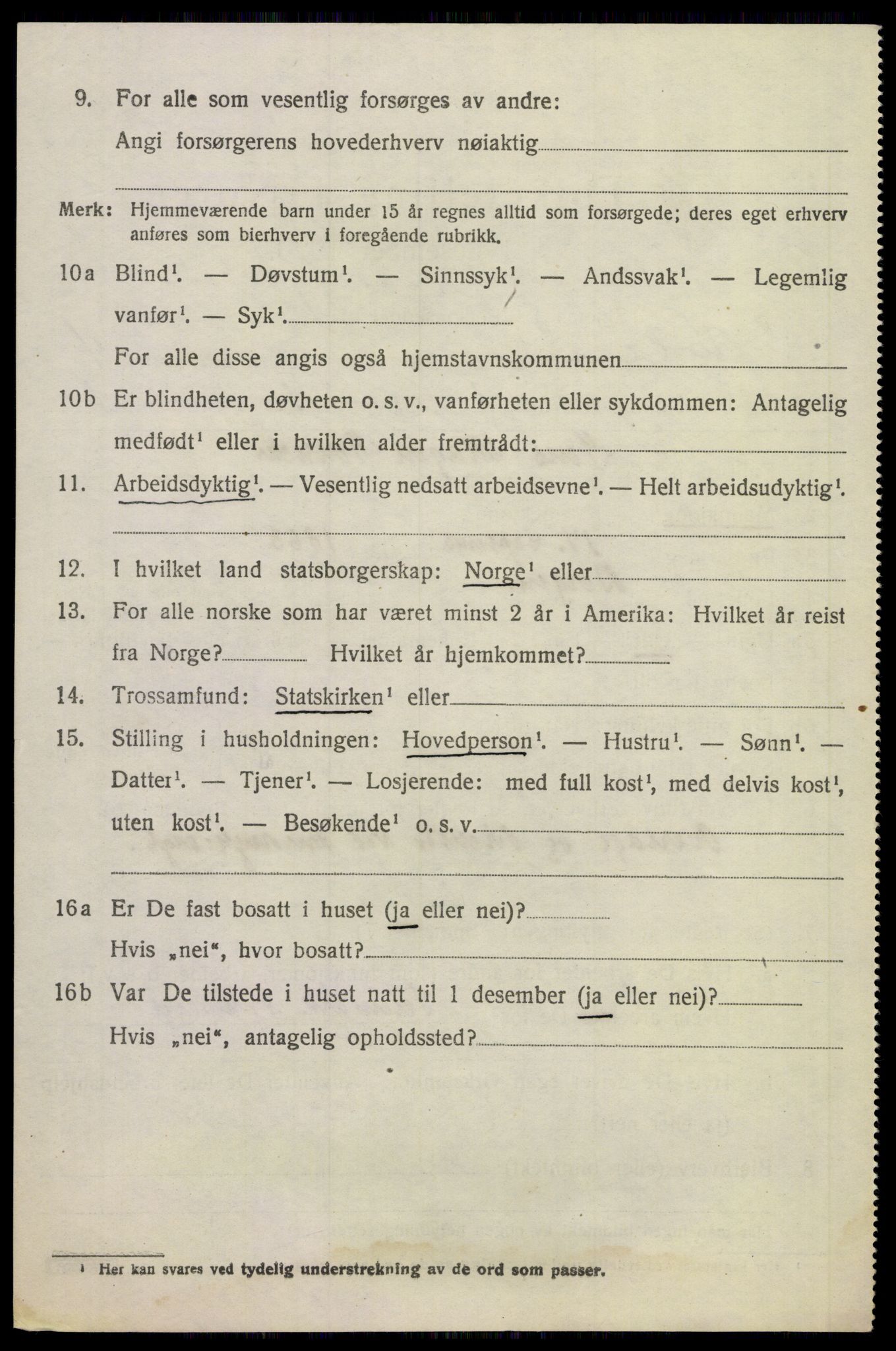 SAKO, 1920 census for Solum, 1920, p. 8175