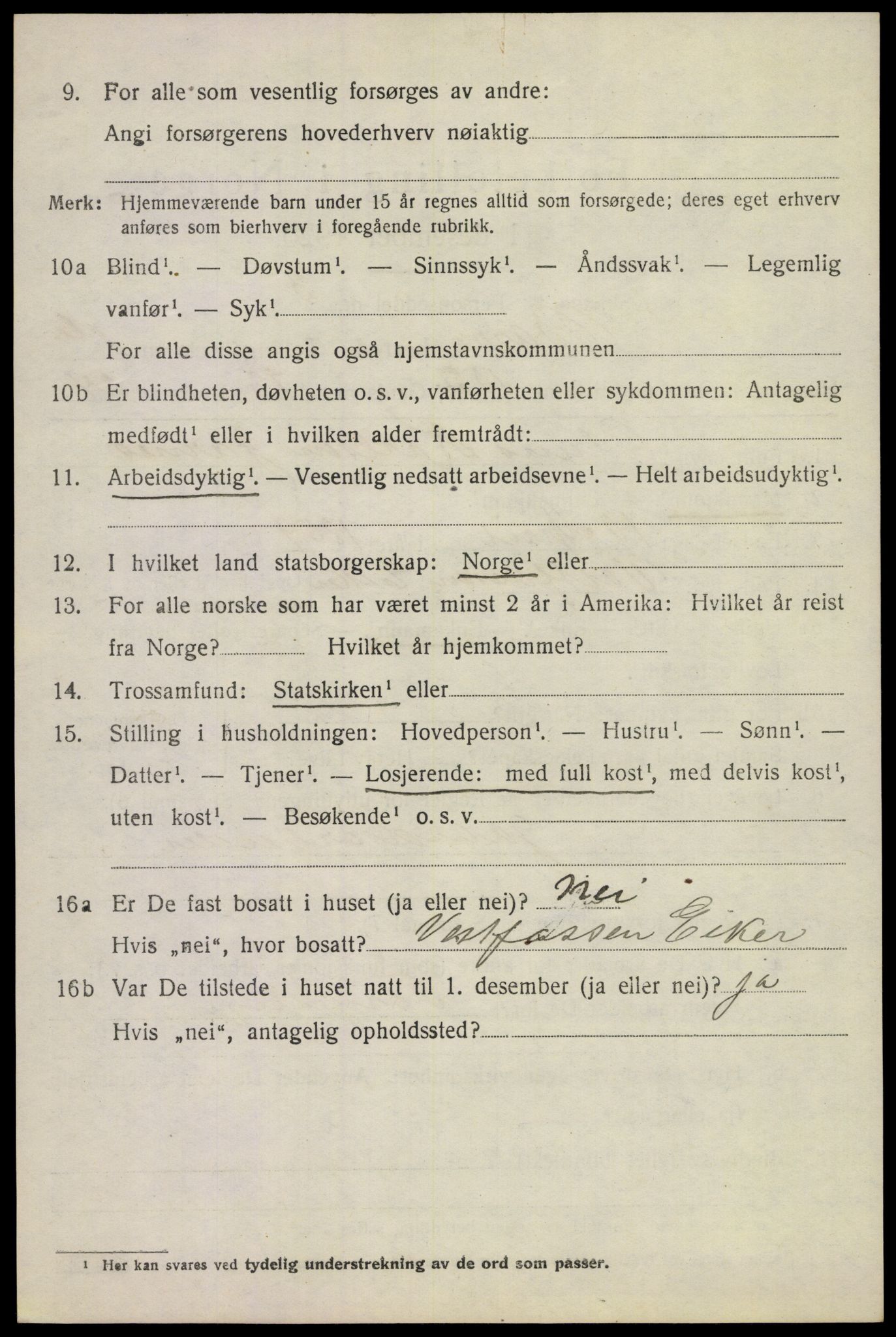 SAKO, 1920 census for Borre, 1920, p. 4175