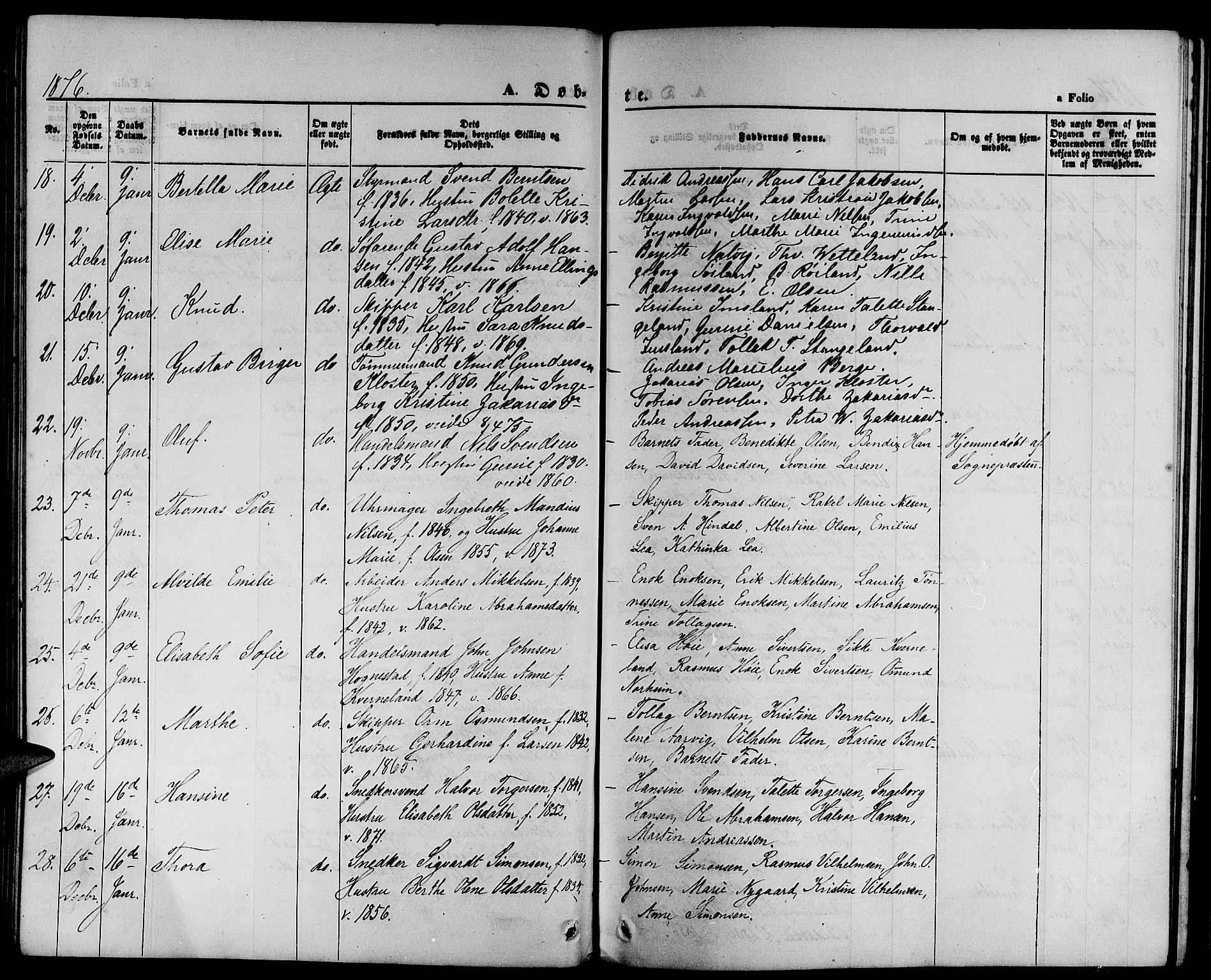 St. Petri sokneprestkontor, AV/SAST-A-101813/001/30/30BB/L0001: Parish register (copy) no. B 1, 1865-1878