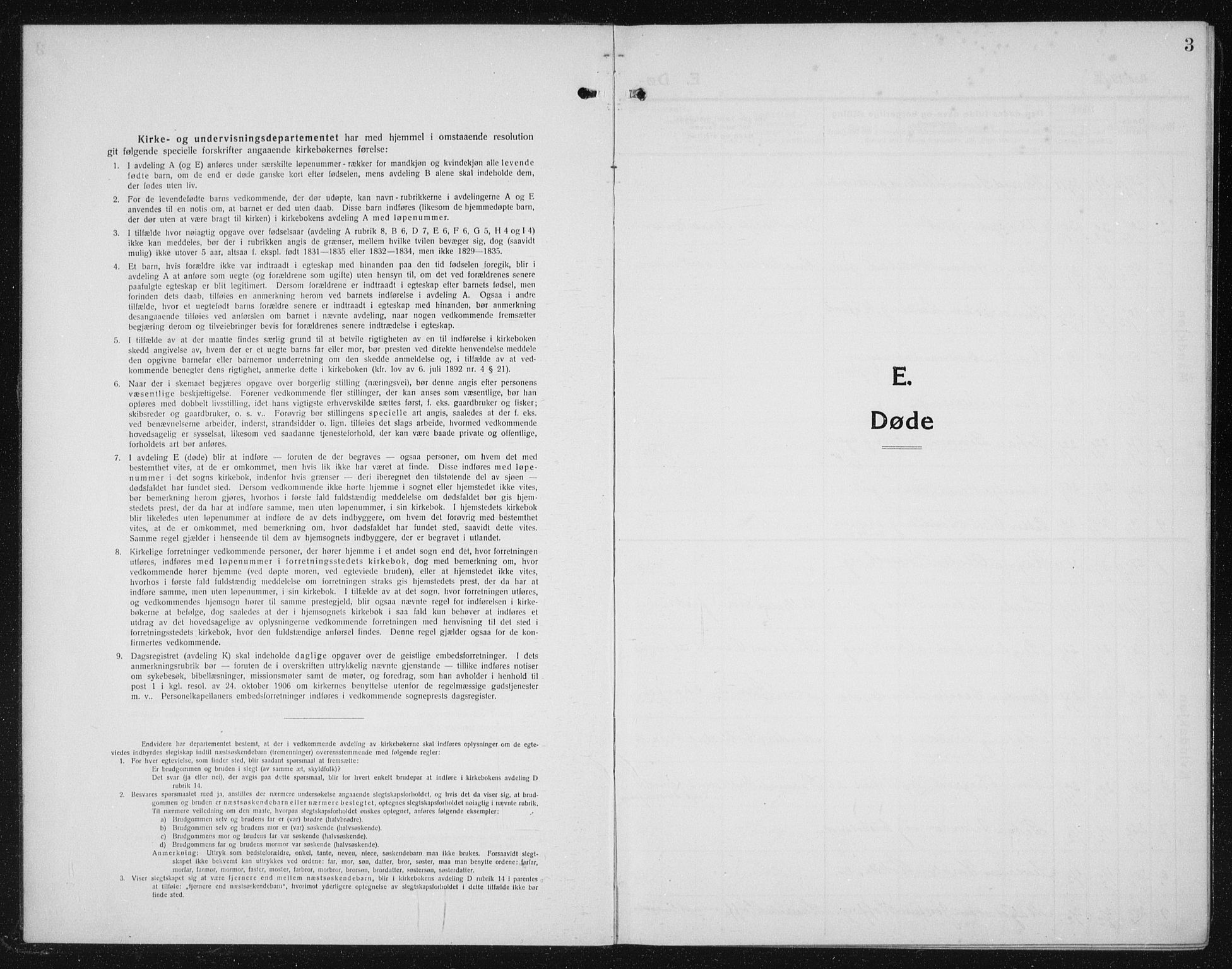 Ministerialprotokoller, klokkerbøker og fødselsregistre - Møre og Romsdal, SAT/A-1454/529/L0474: Parish register (copy) no. 529C11, 1918-1938, p. 3