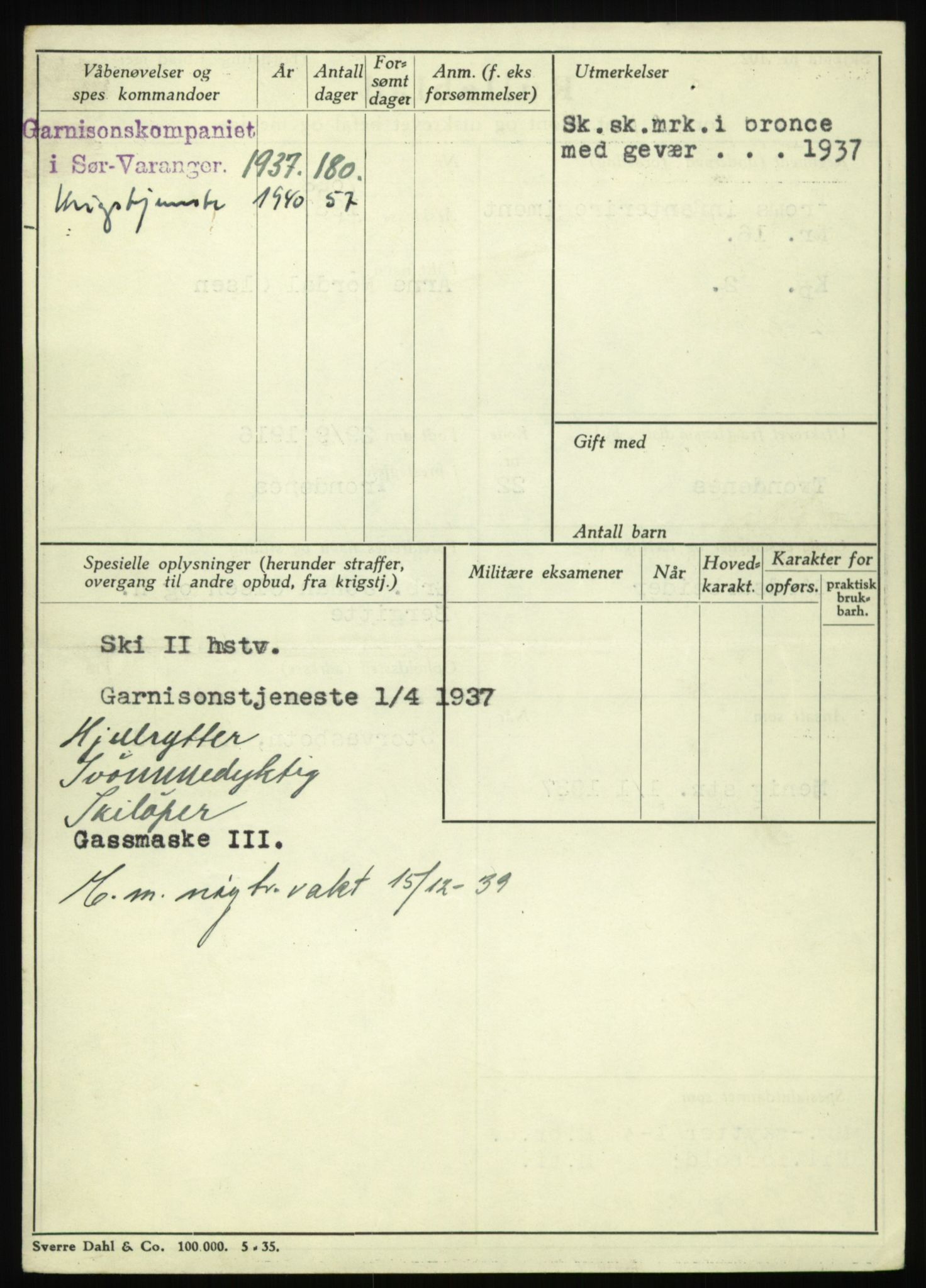 Forsvaret, Troms infanteriregiment nr. 16, AV/RA-RAFA-3146/P/Pa/L0021: Rulleblad for regimentets menige mannskaper, årsklasse 1937, 1937, p. 920