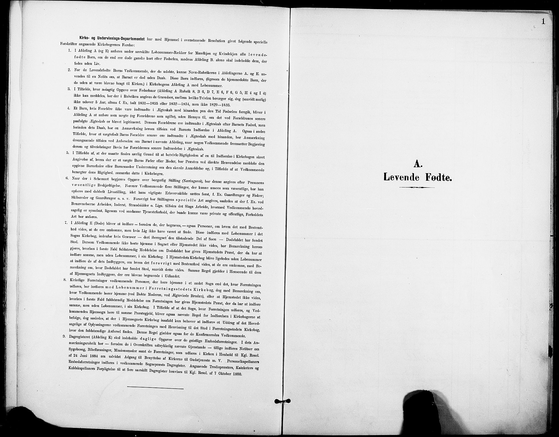 Holla kirkebøker, SAKO/A-272/F/Fa/L0010: Parish register (official) no. 10, 1897-1907, p. 1