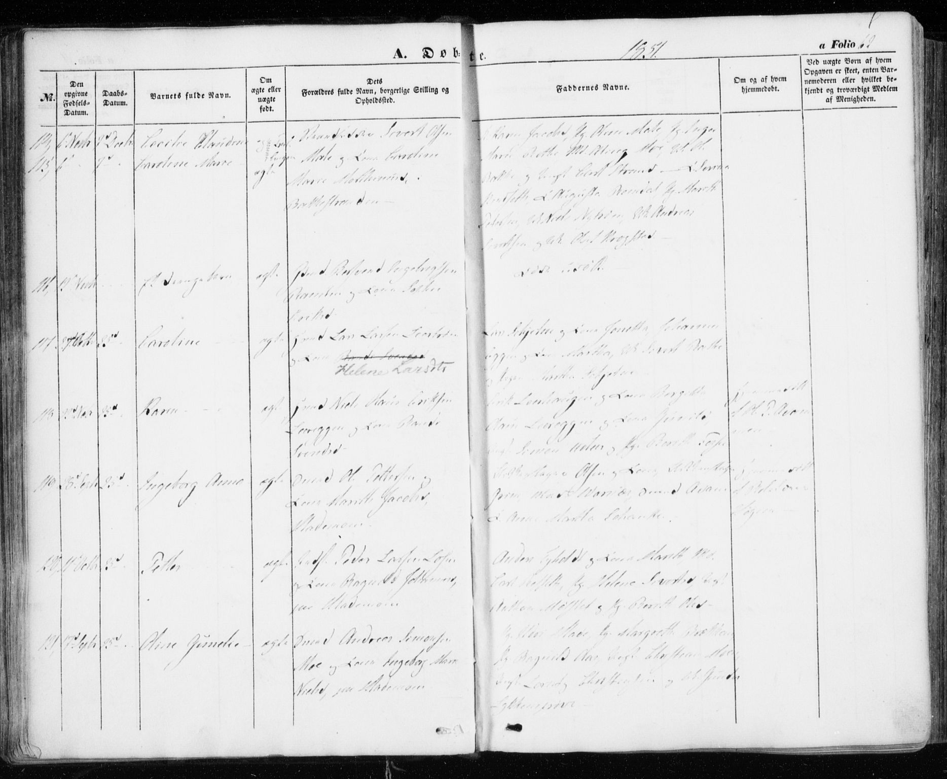 Ministerialprotokoller, klokkerbøker og fødselsregistre - Sør-Trøndelag, SAT/A-1456/606/L0291: Parish register (official) no. 606A06, 1848-1856, p. 62