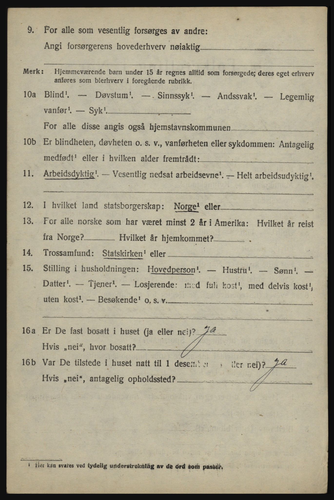 SAO, 1920 census for Rømskog, 1920, p. 223