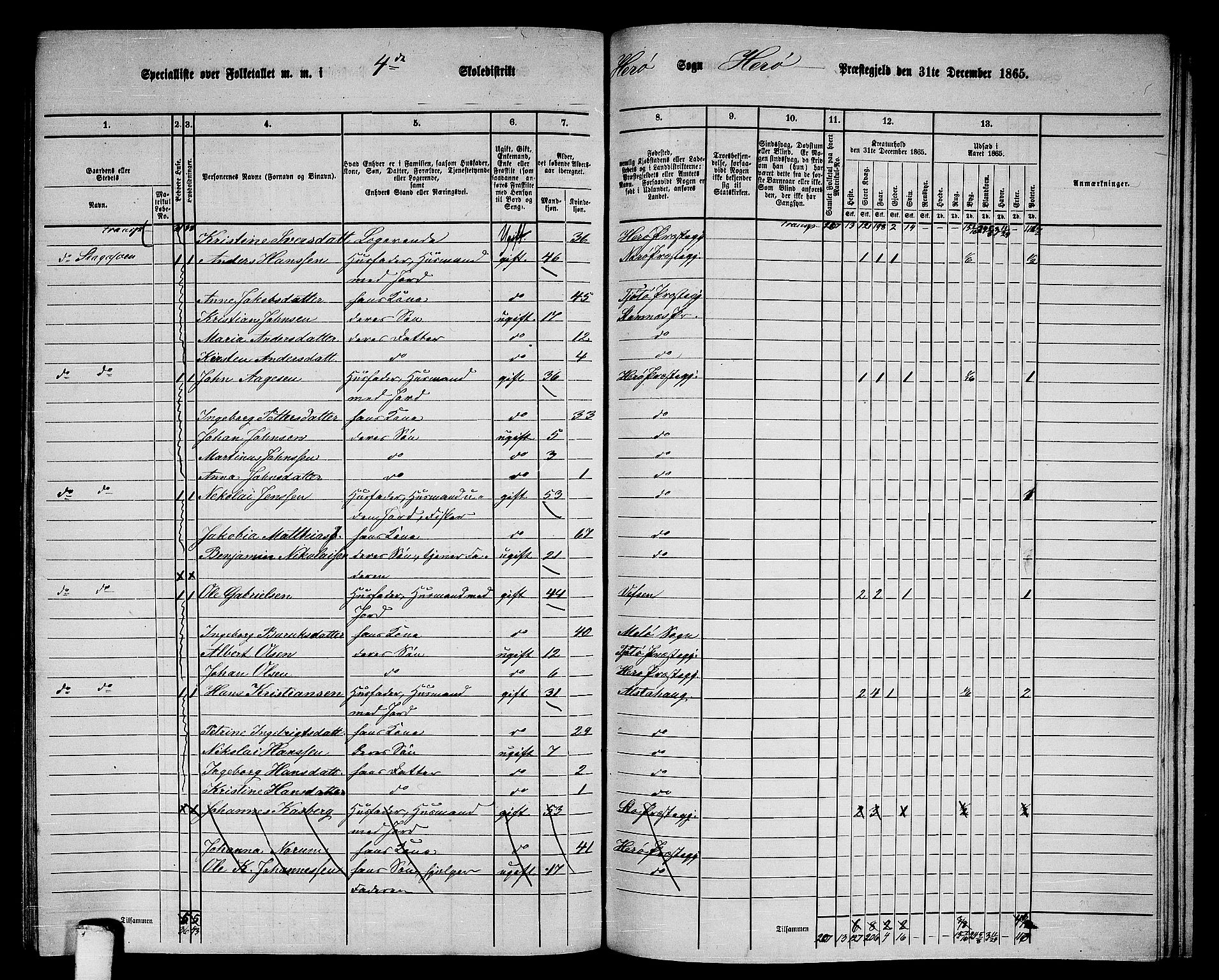 RA, 1865 census for Herøy, 1865, p. 70