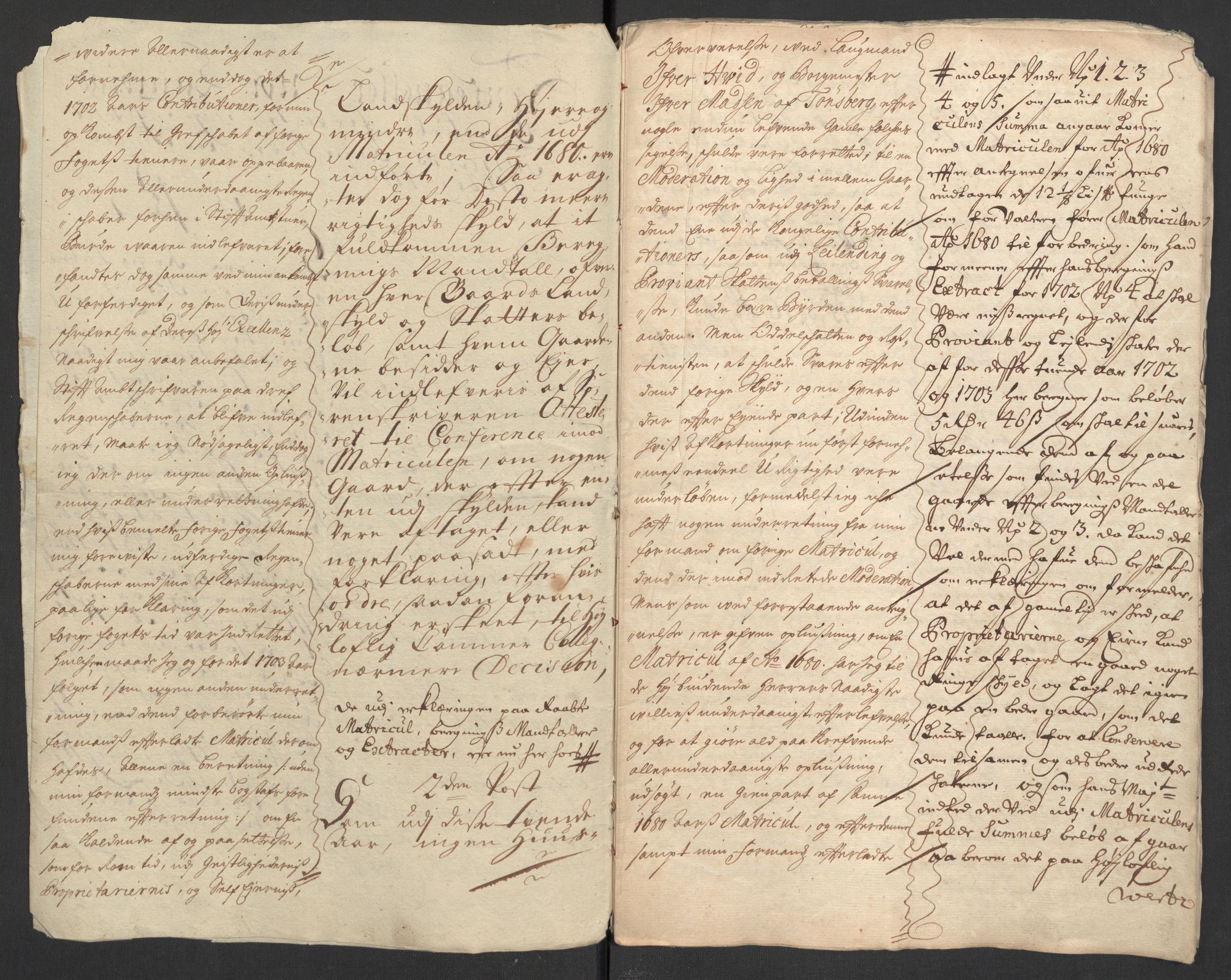 Rentekammeret inntil 1814, Reviderte regnskaper, Fogderegnskap, AV/RA-EA-4092/R33/L1977: Fogderegnskap Larvik grevskap, 1702-1703, p. 159