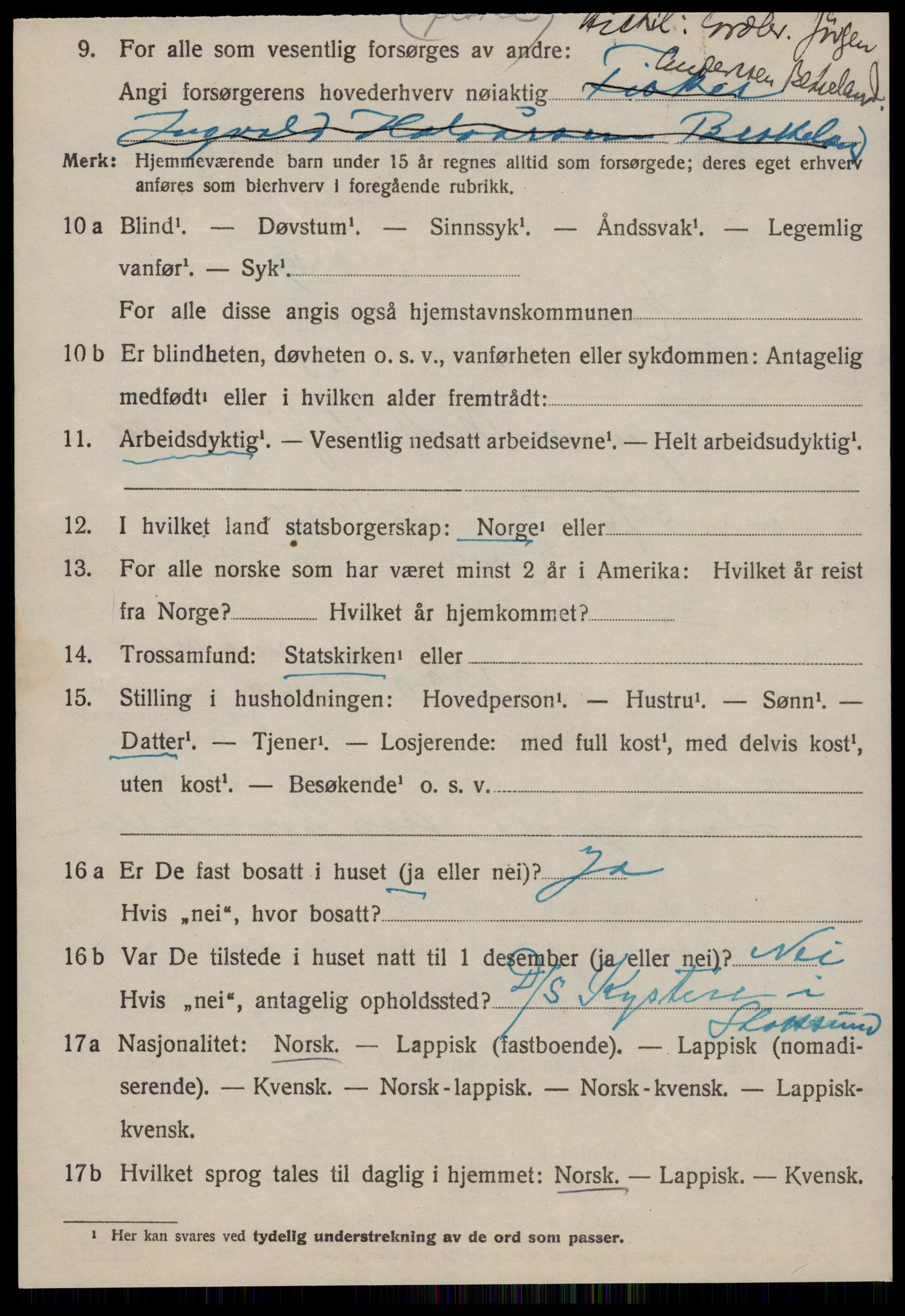 SAT, 1920 census for Roan, 1920, p. 3464