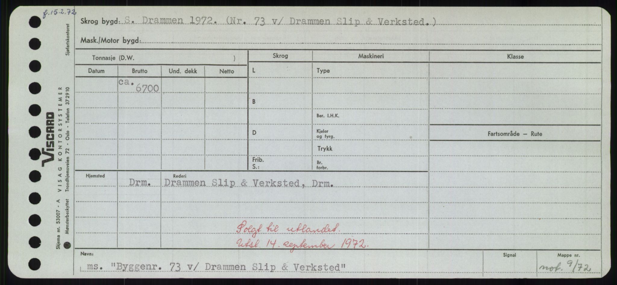 Sjøfartsdirektoratet med forløpere, Skipsmålingen, RA/S-1627/H/Hd/L0006: Fartøy, Byg-Båt, p. 201