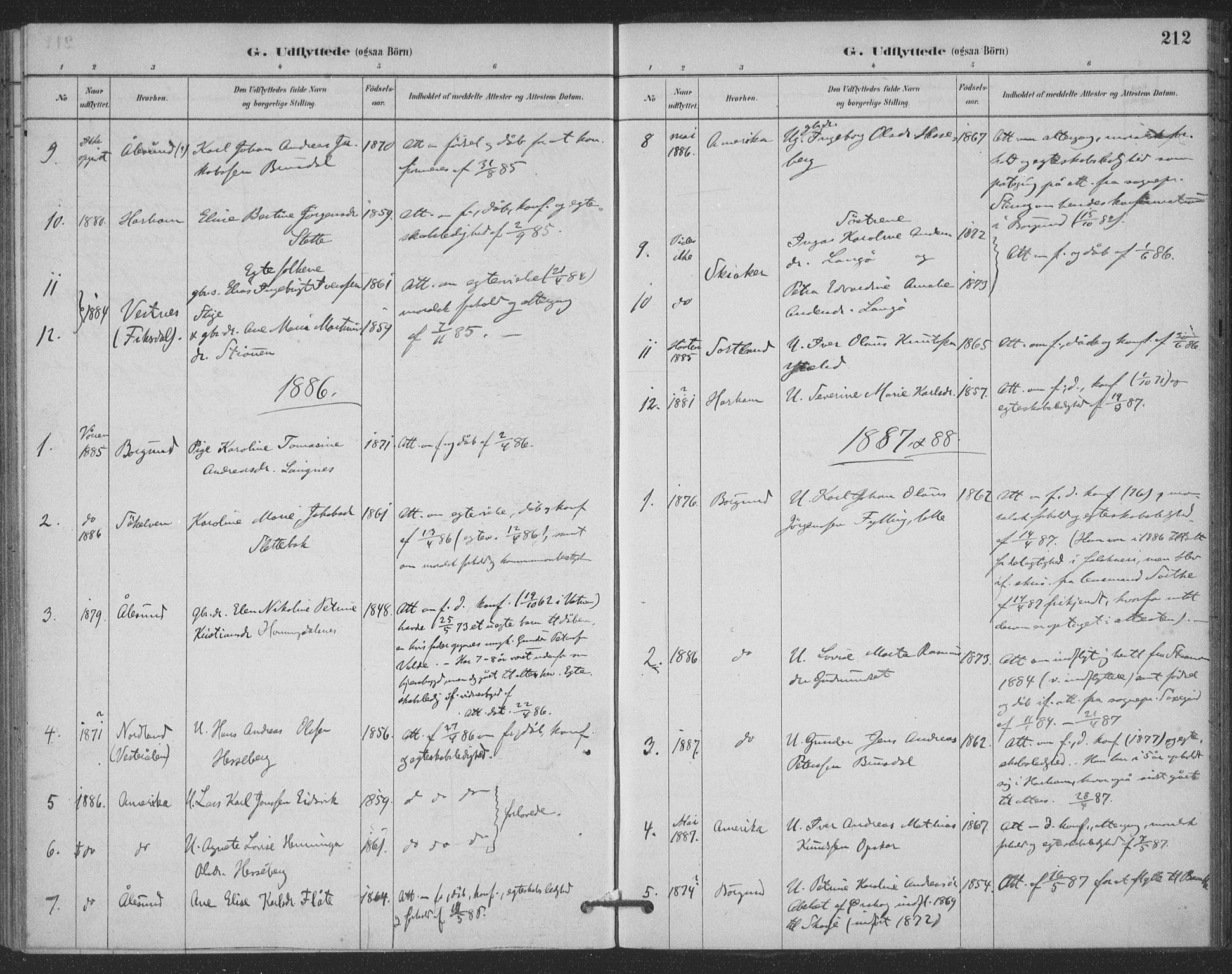 Ministerialprotokoller, klokkerbøker og fødselsregistre - Møre og Romsdal, AV/SAT-A-1454/524/L0356: Parish register (official) no. 524A08, 1880-1899, p. 212