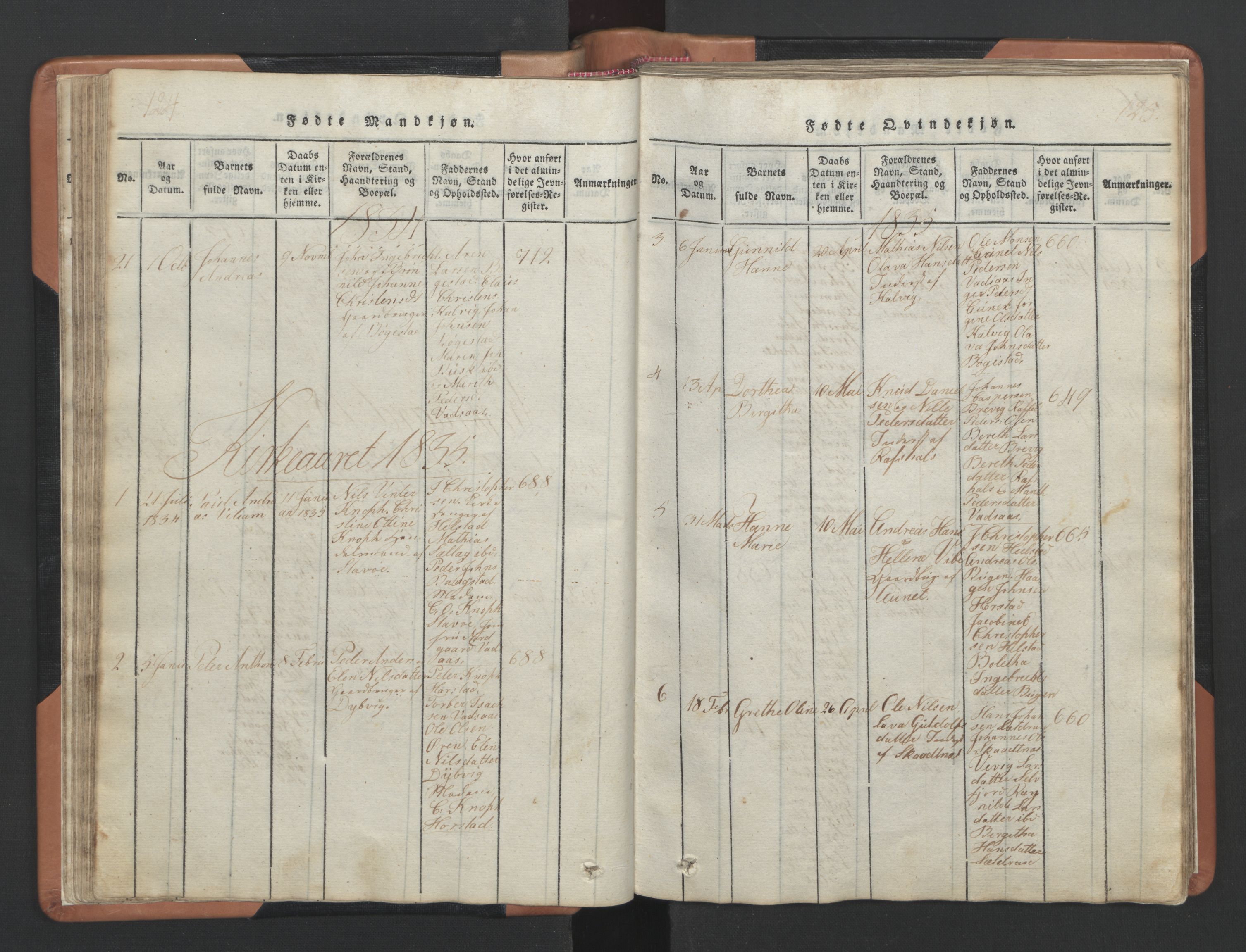 Ministerialprotokoller, klokkerbøker og fødselsregistre - Nordland, SAT/A-1459/810/L0157: Parish register (copy) no. 810C01, 1819-1842, p. 124-125