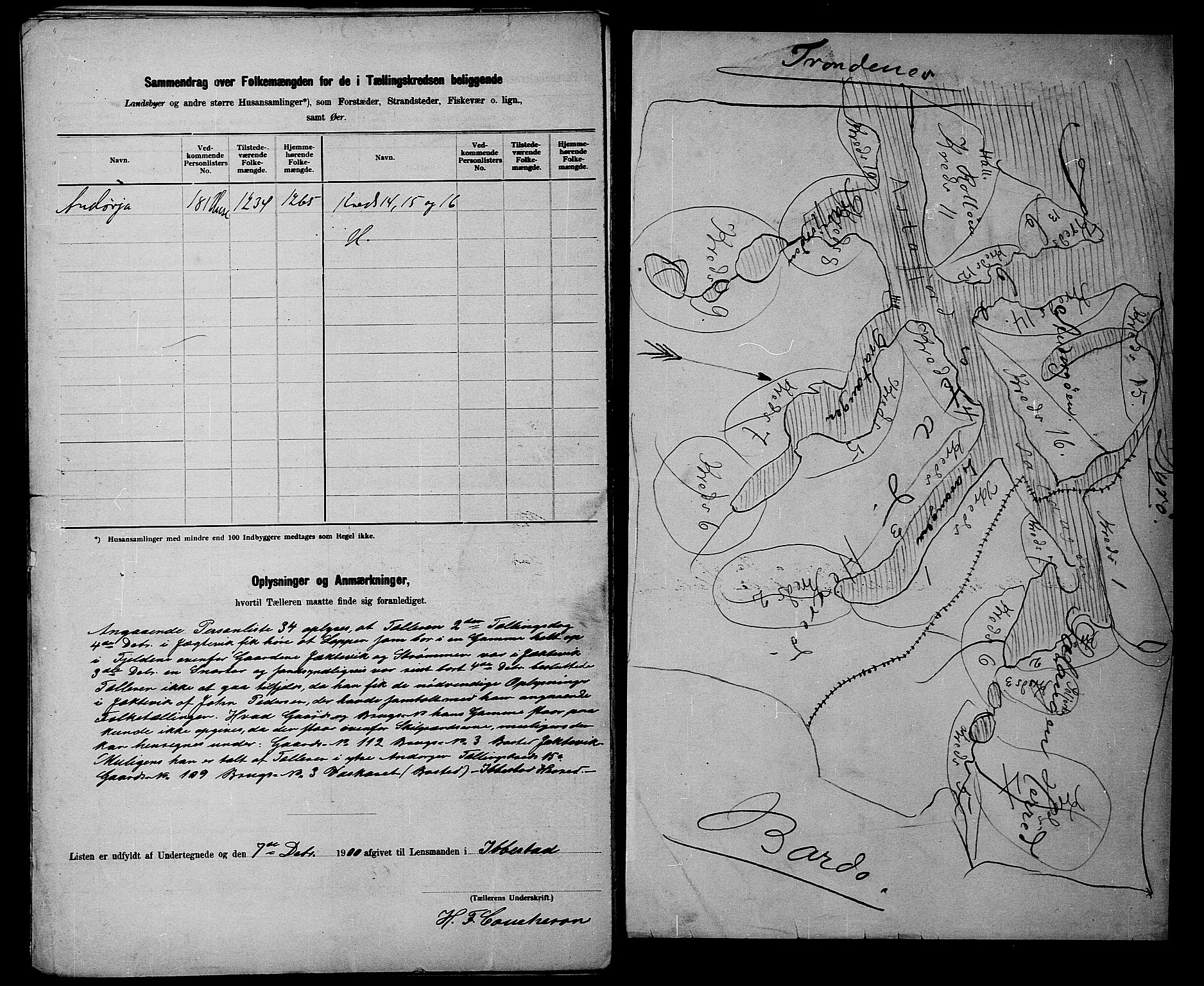 SATØ, 1900 census for Ibestad, 1900, p. 38