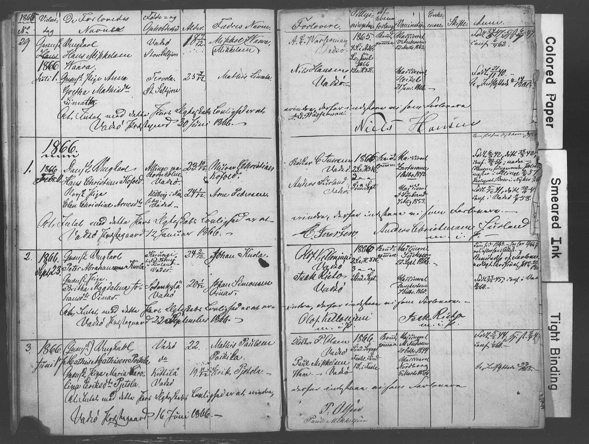 Vadsø sokneprestkontor, AV/SATØ-S-1325/I/Ic/L0026/0002: Banns register no. 26.2, 1863-1867, p. 36