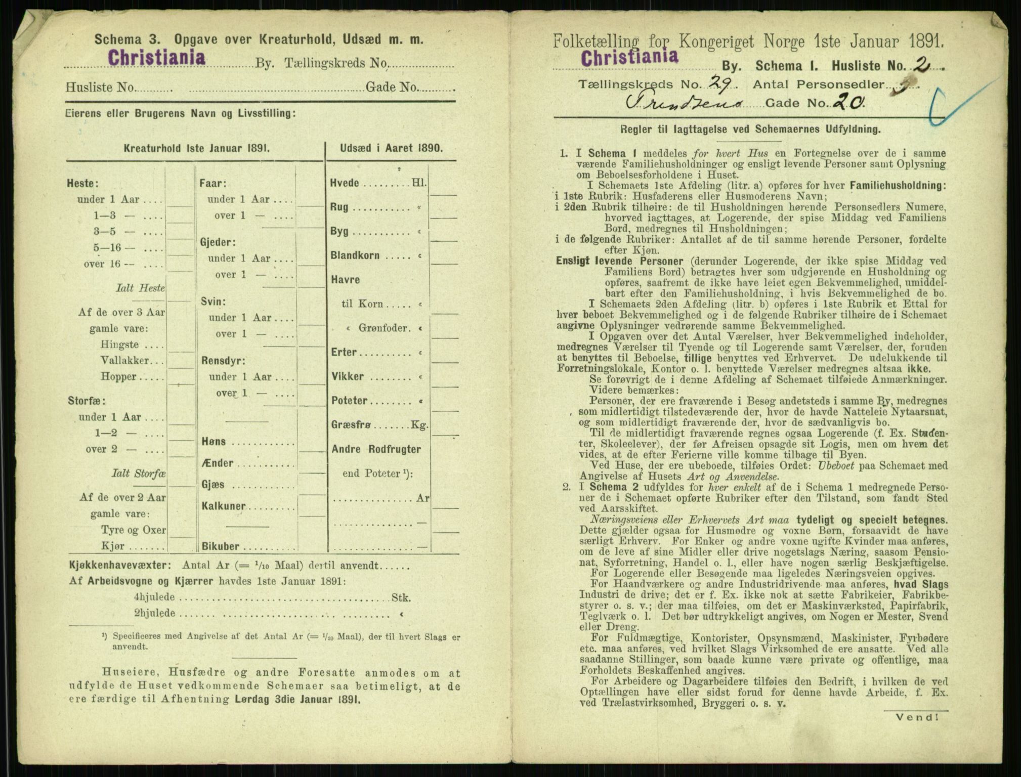 RA, 1891 census for 0301 Kristiania, 1891, p. 14828