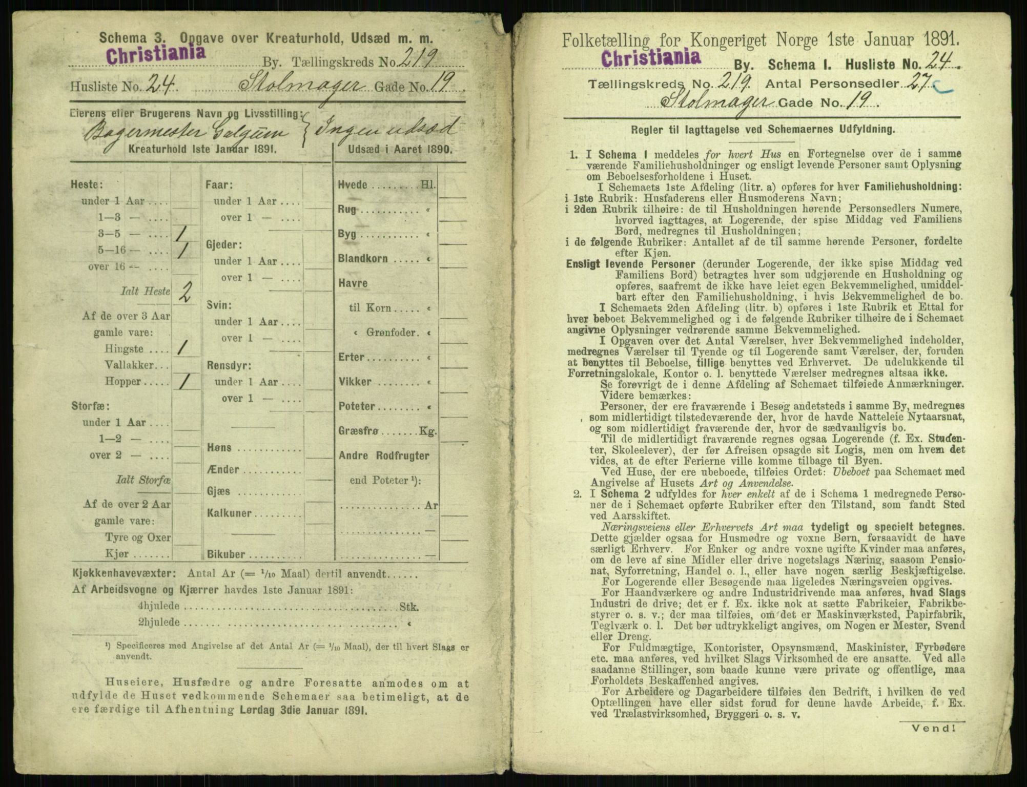 RA, 1891 census for 0301 Kristiania, 1891, p. 129964