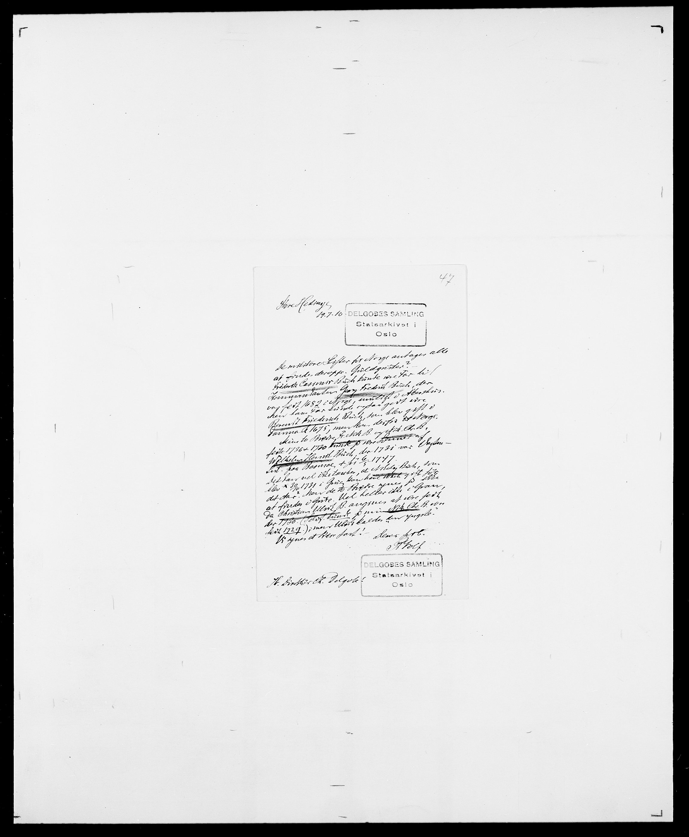 Delgobe, Charles Antoine - samling, AV/SAO-PAO-0038/D/Da/L0007: Buaas - Caphengst, p. 17