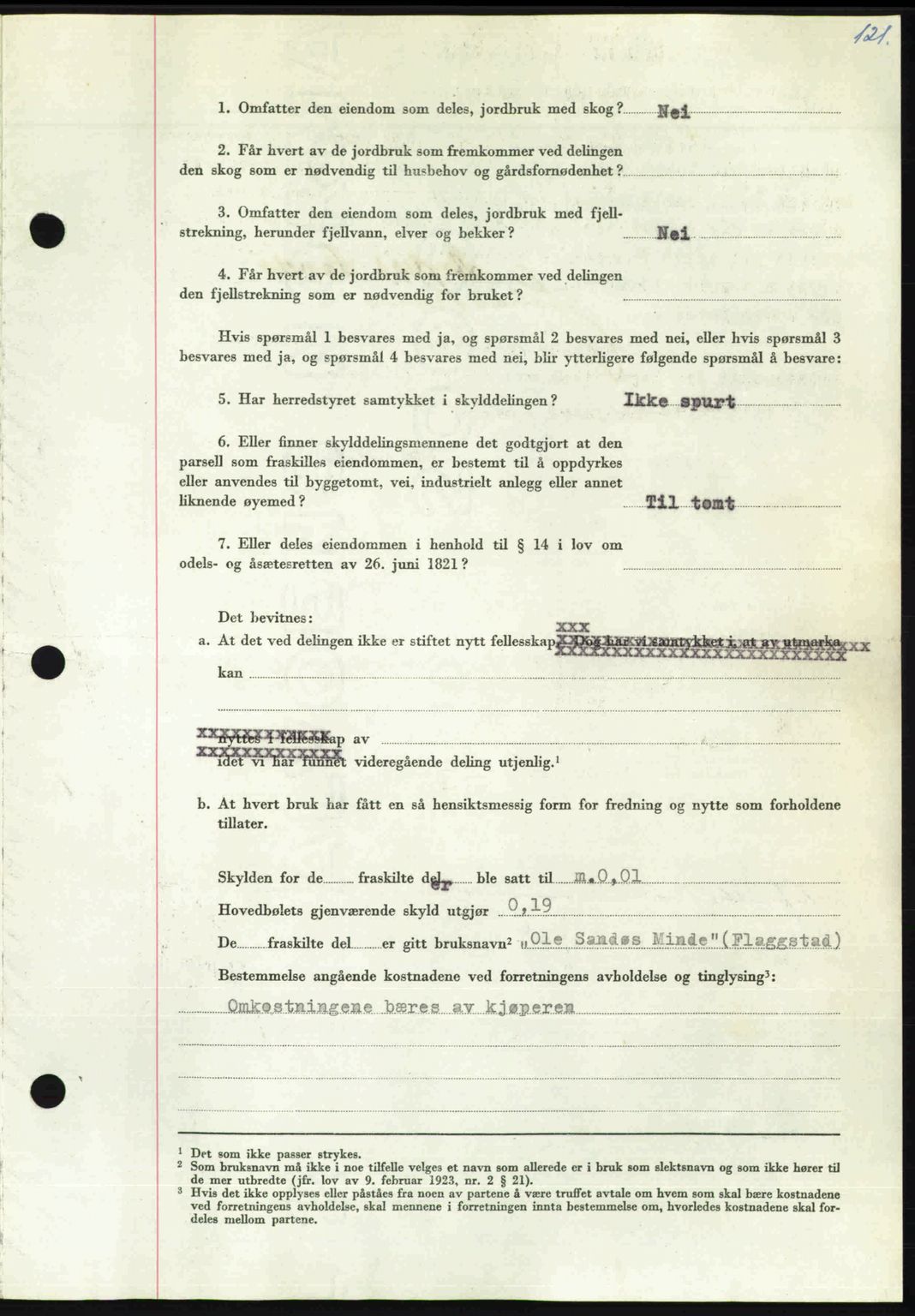 Nordmøre sorenskriveri, AV/SAT-A-4132/1/2/2Ca: Mortgage book no. A114, 1950-1950, Diary no: : 487/1950