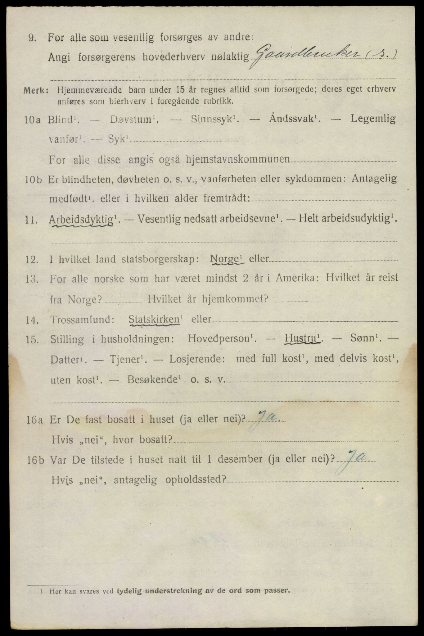 SAKO, 1920 census for Brunlanes, 1920, p. 7870