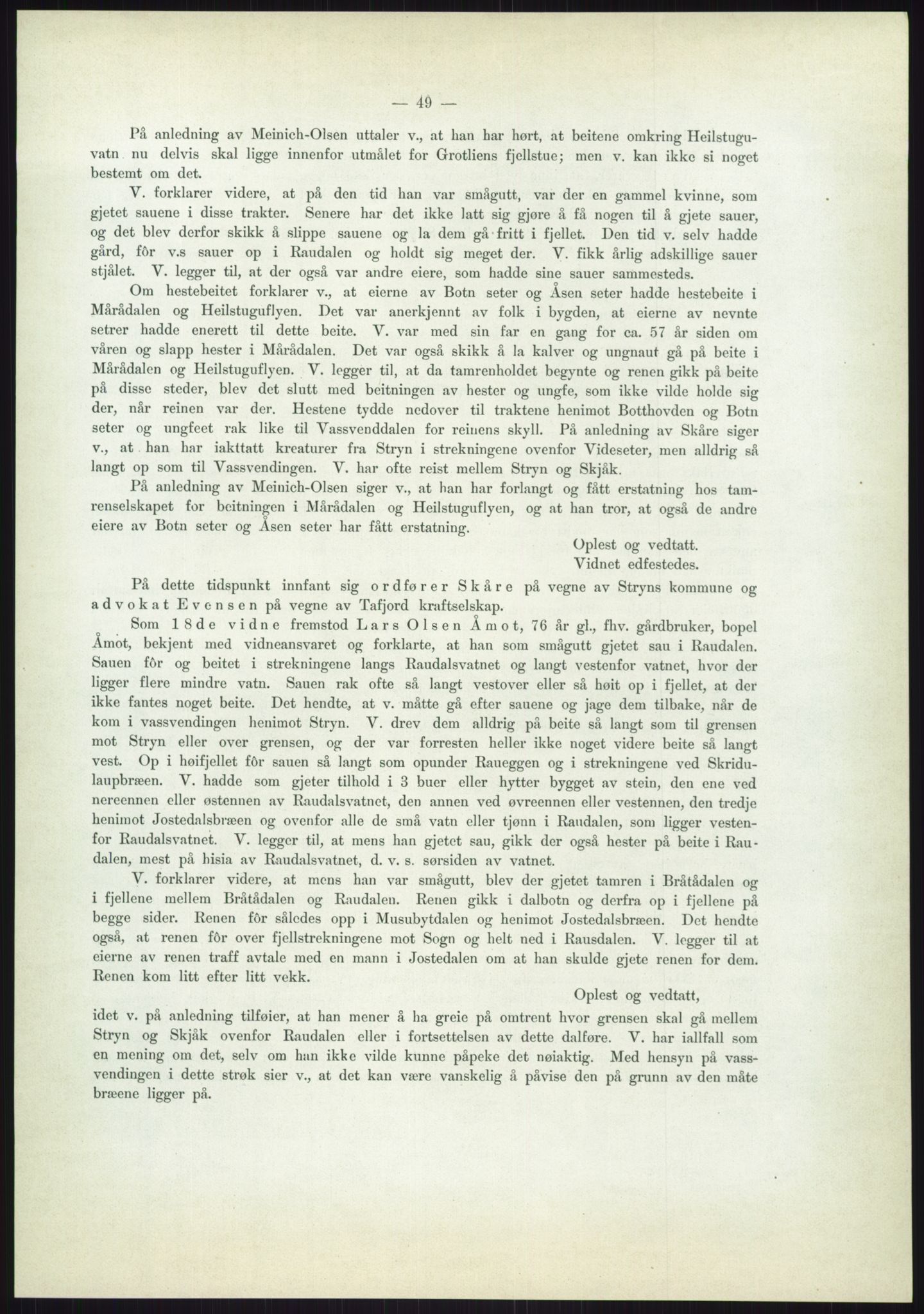 Høyfjellskommisjonen, AV/RA-S-1546/X/Xa/L0001: Nr. 1-33, 1909-1953, p. 2892