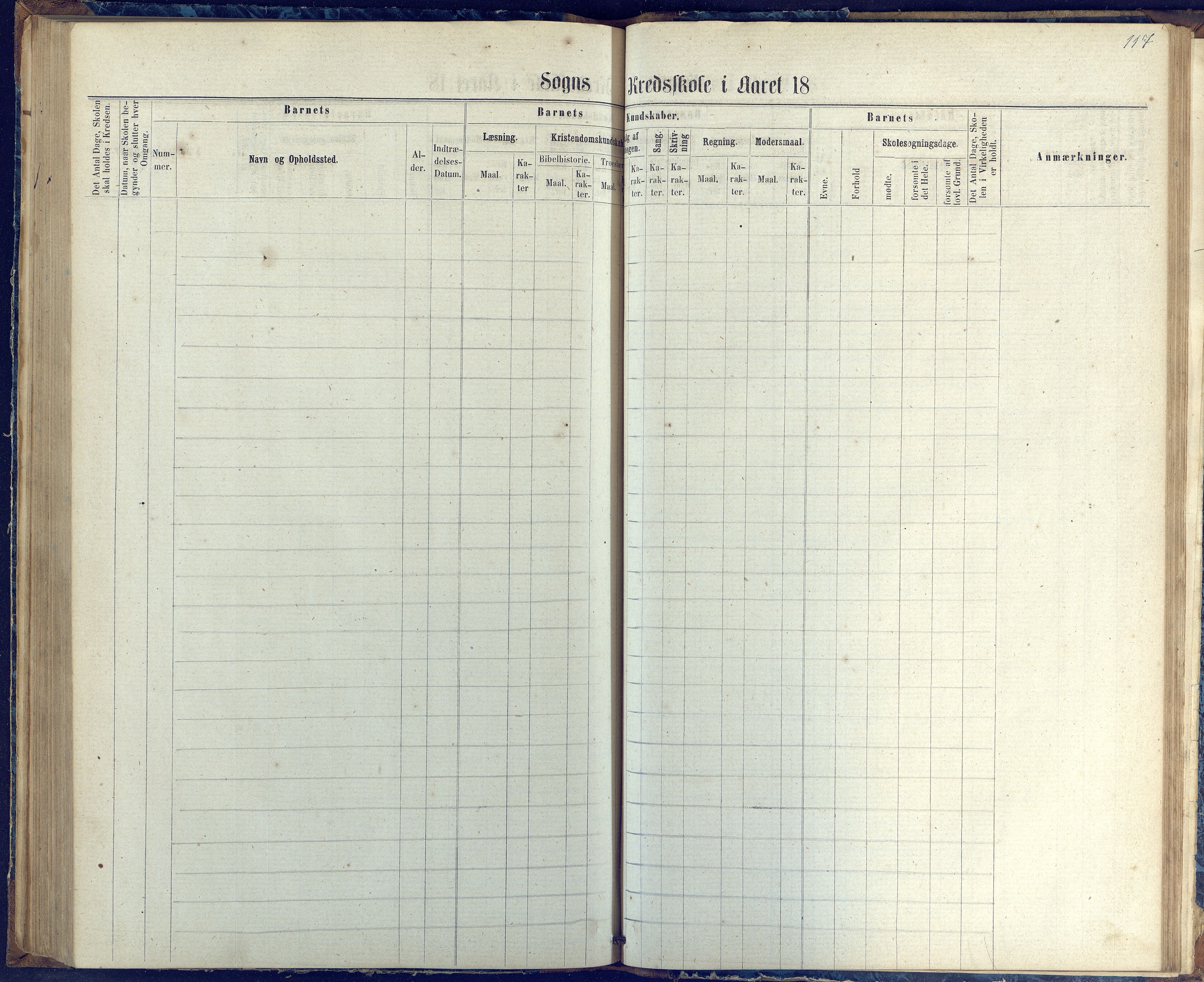 Øyestad kommune frem til 1979, AAKS/KA0920-PK/06/06G/L0002: Skoleprotokoll, 1863-1875, p. 117