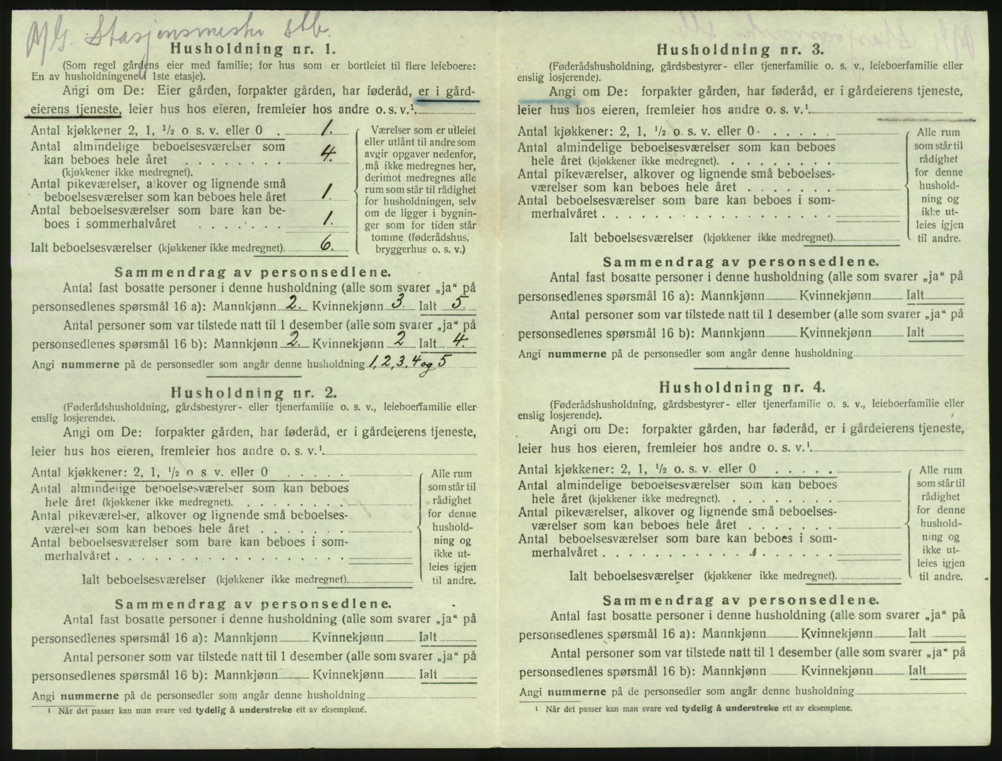 SAKO, 1920 census for Brunlanes, 1920, p. 1760
