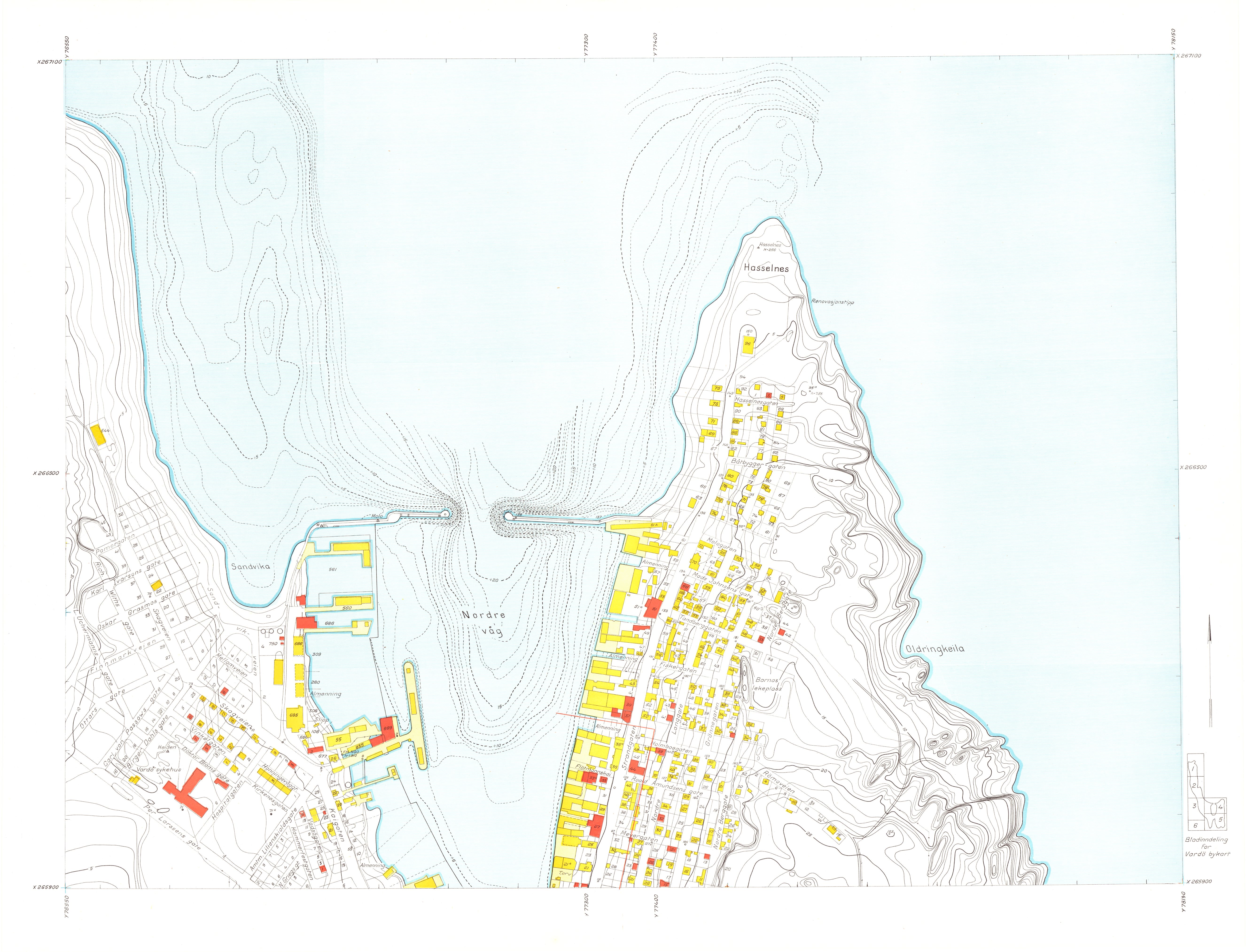 Vardø kommune / Teknisk Næring Plan og Kultur, VAMU/-, 1956