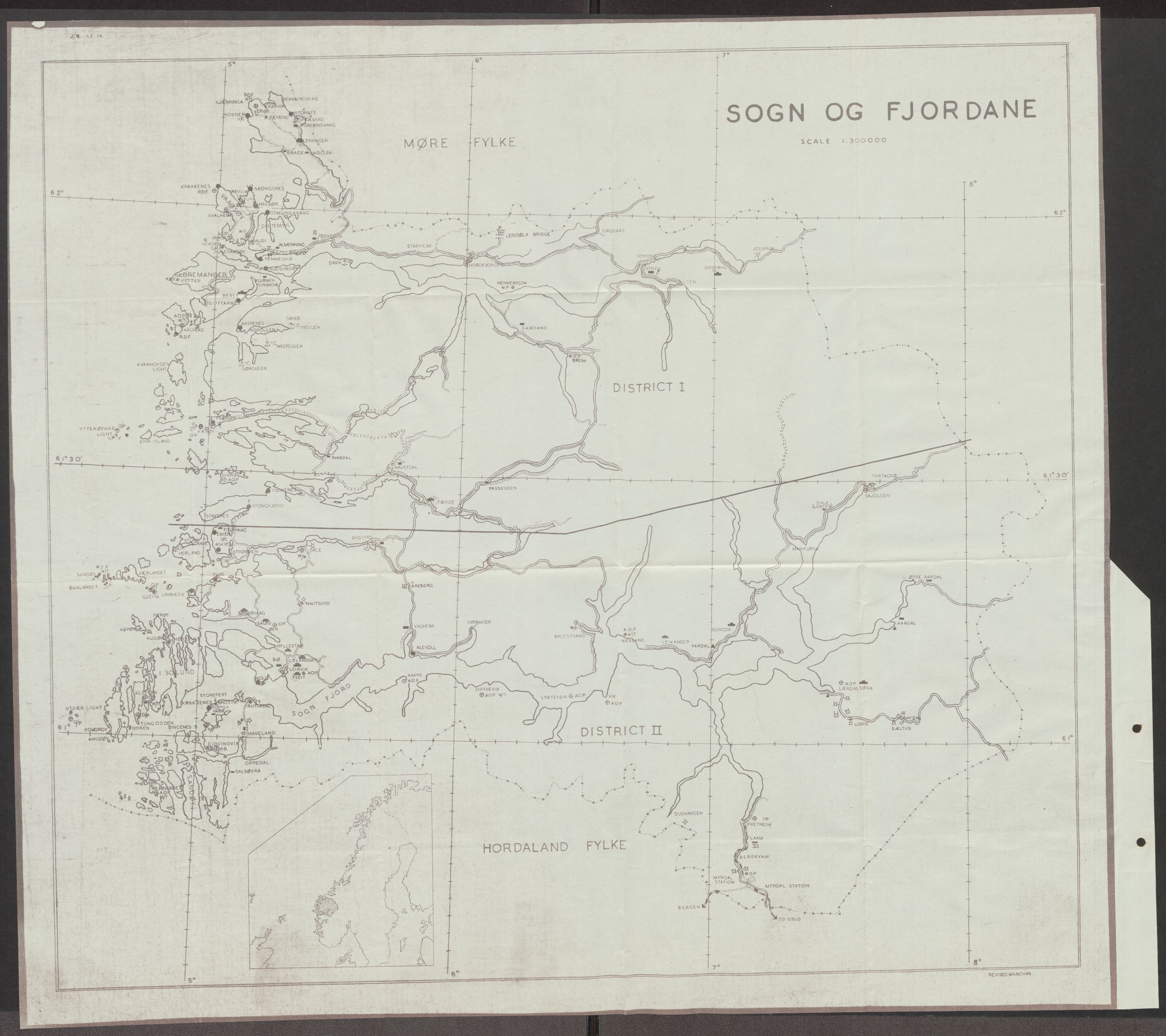 Forsvaret, Forsvarets overkommando II, AV/RA-RAFA-3915/D/Dd/L0017: Sogn og Fjordane / Hordaland, 1943-1945, p. 6