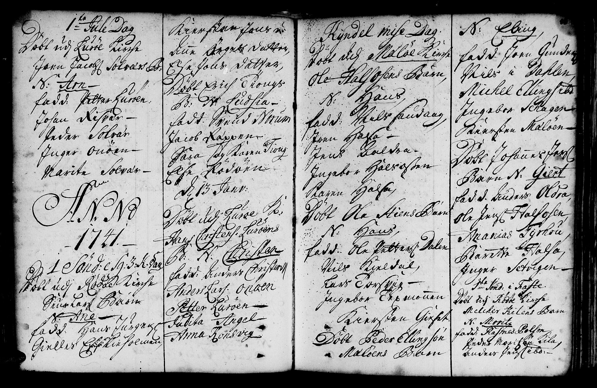 Ministerialprotokoller, klokkerbøker og fødselsregistre - Nordland, SAT/A-1459/841/L0586: Parish register (official) no. 841A01, 1739-1750, p. 85