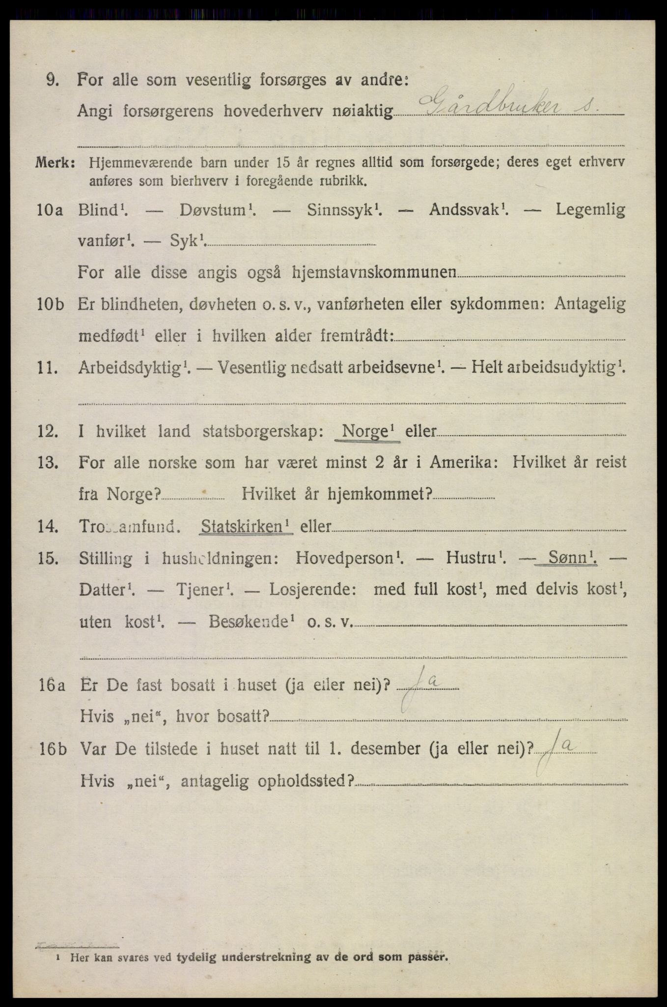 SAKO, 1920 census for Våle, 1920, p. 5477