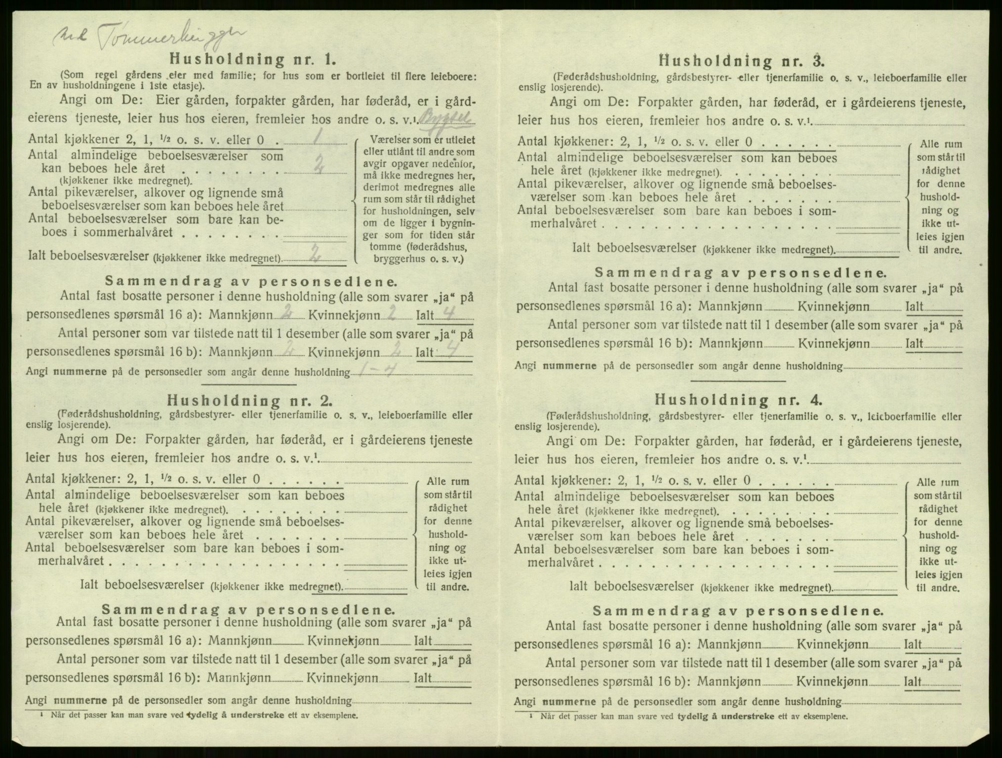 SAKO, 1920 census for Lier, 1920, p. 2893