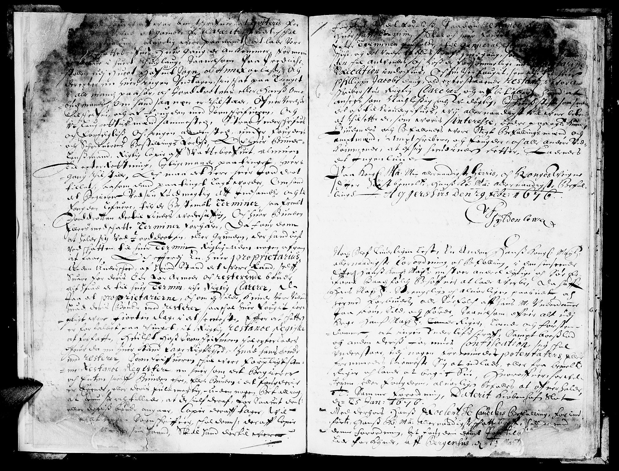 Sunnhordland sorenskrivar, AV/SAB-A-2401/1/F/Faa/L0017: Tingbøker, 1676, p. 5b-6a