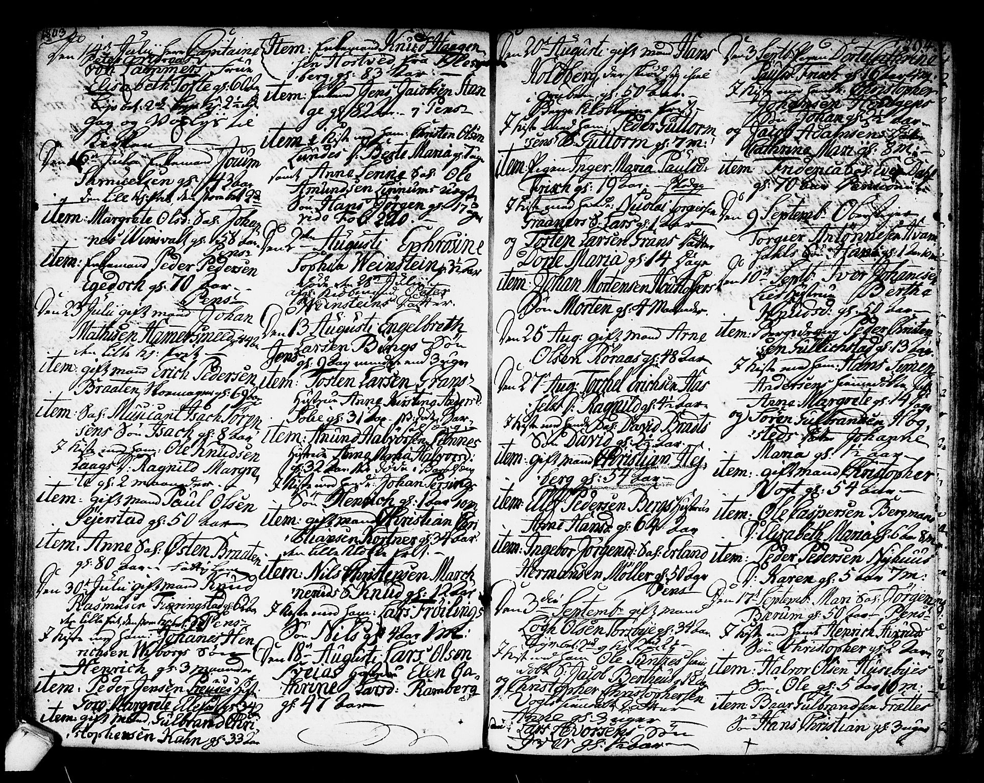 Kongsberg kirkebøker, AV/SAKO-A-22/F/Fa/L0007: Parish register (official) no. I 7, 1795-1816, p. 294