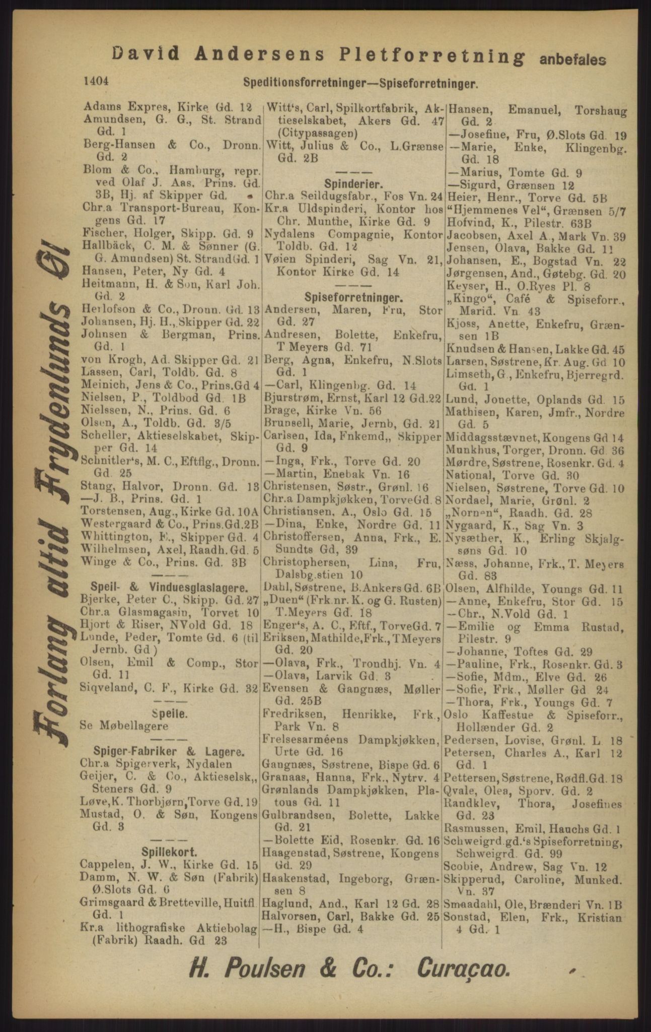 Kristiania/Oslo adressebok, PUBL/-, 1902, p. 1404