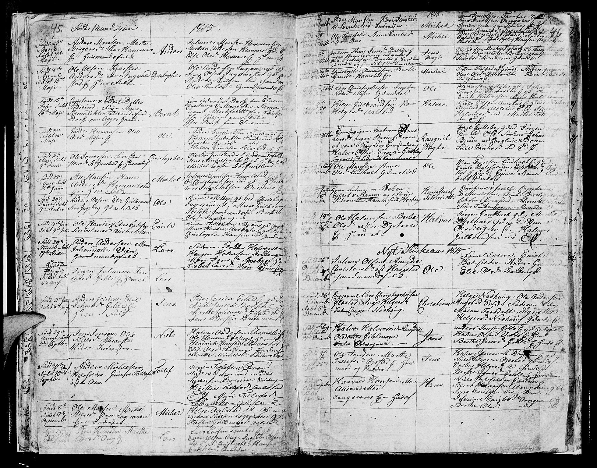 Vang prestekontor, Hedmark, AV/SAH-PREST-008/H/Ha/Hab/L0003: Parish register (copy) no. 3, 1808-1819, p. 45-46