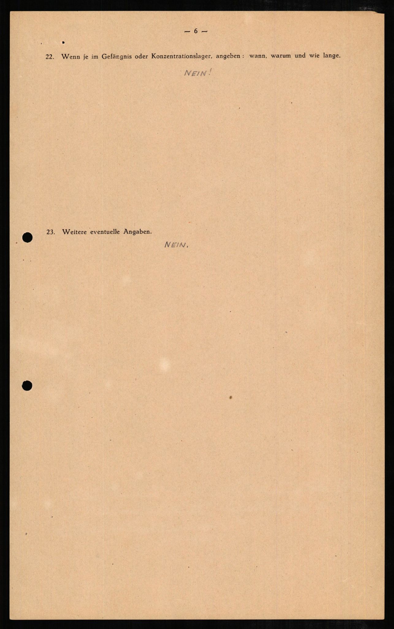 Forsvaret, Forsvarets overkommando II, AV/RA-RAFA-3915/D/Db/L0007: CI Questionaires. Tyske okkupasjonsstyrker i Norge. Tyskere., 1945-1946, p. 188