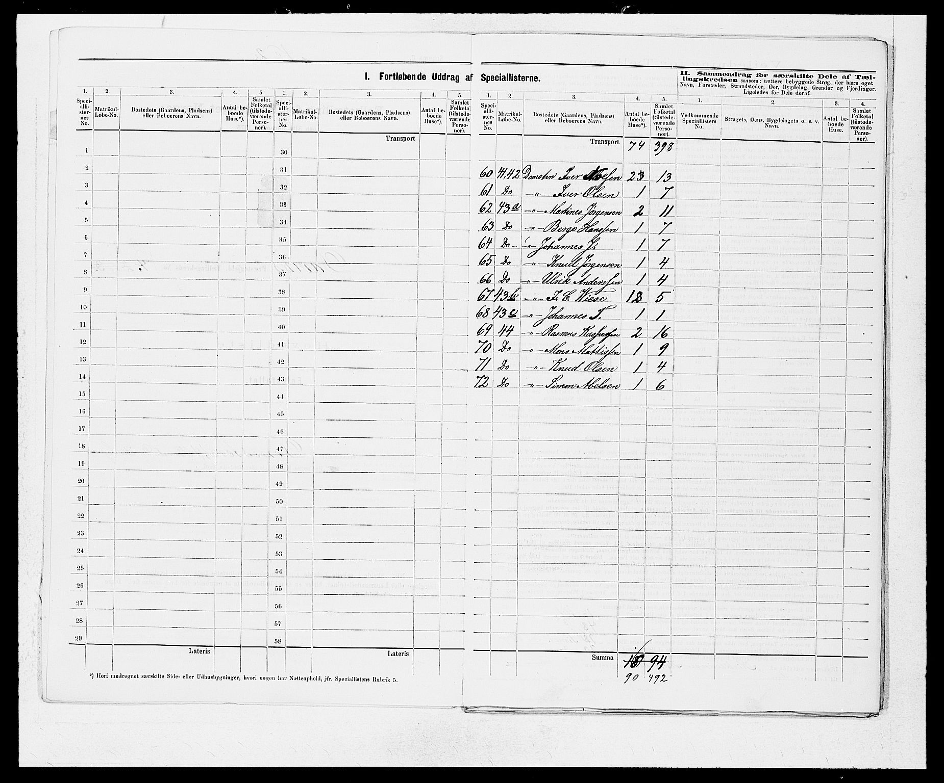 SAB, 1875 Census for 1442P Davik, 1875, p. 5