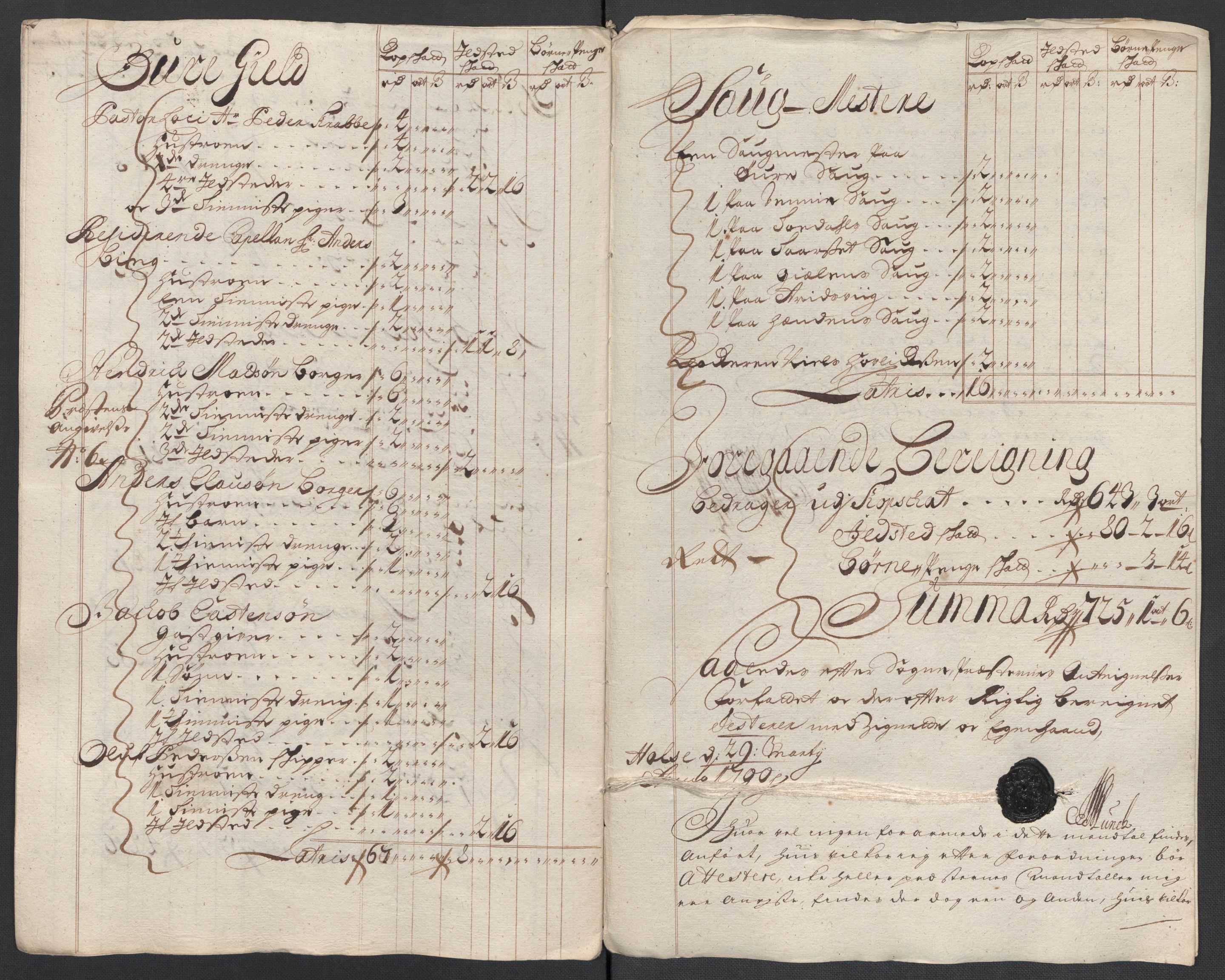 Rentekammeret inntil 1814, Reviderte regnskaper, Fogderegnskap, RA/EA-4092/R56/L3738: Fogderegnskap Nordmøre, 1699, s. 164
