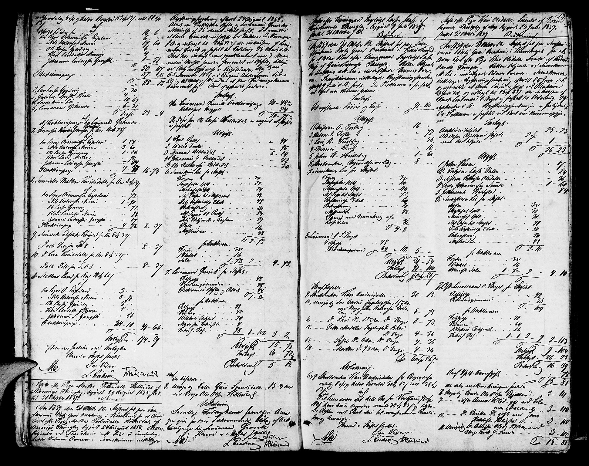 Sunnhordland sorenskrivar, AV/SAB-A-2401/1/H/Ha/Hae/L0005: Skifteprotokollar. Skånevik, Etne, Fjelberg og Kvinnherad. Register i protokoll, 1859-1872, s. 12b-13a