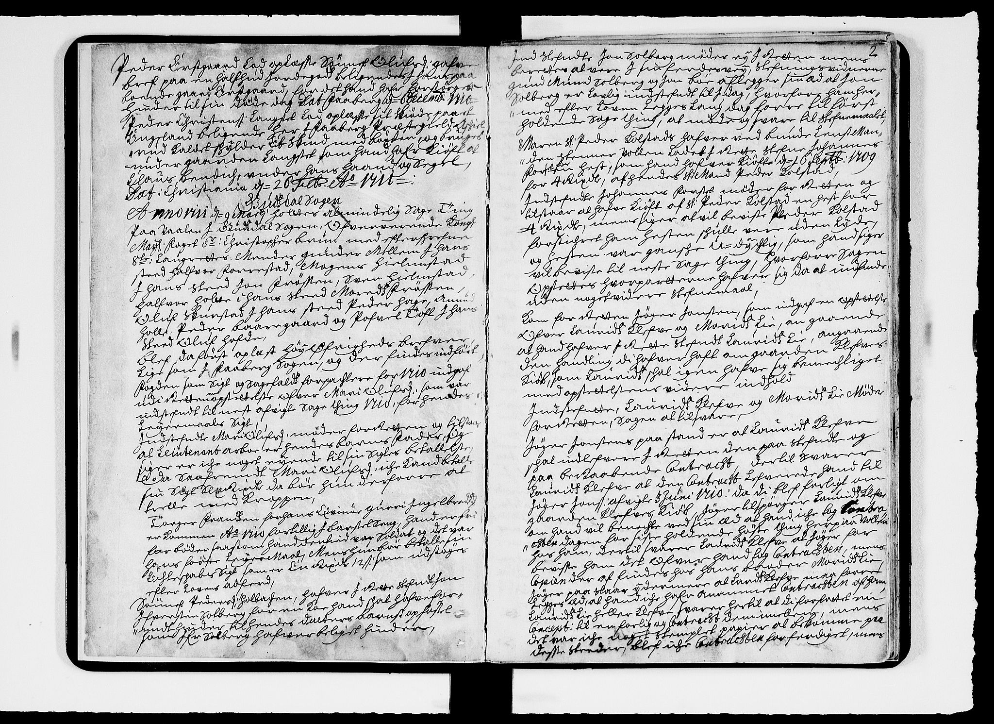Sorenskriverier i Gudbrandsdalen, SAH/TING-036/G/Gb/Gbc/L0002: Tingbok - Nord- og Sør-Gudbrandsdal, 1711, s. 1b-2a