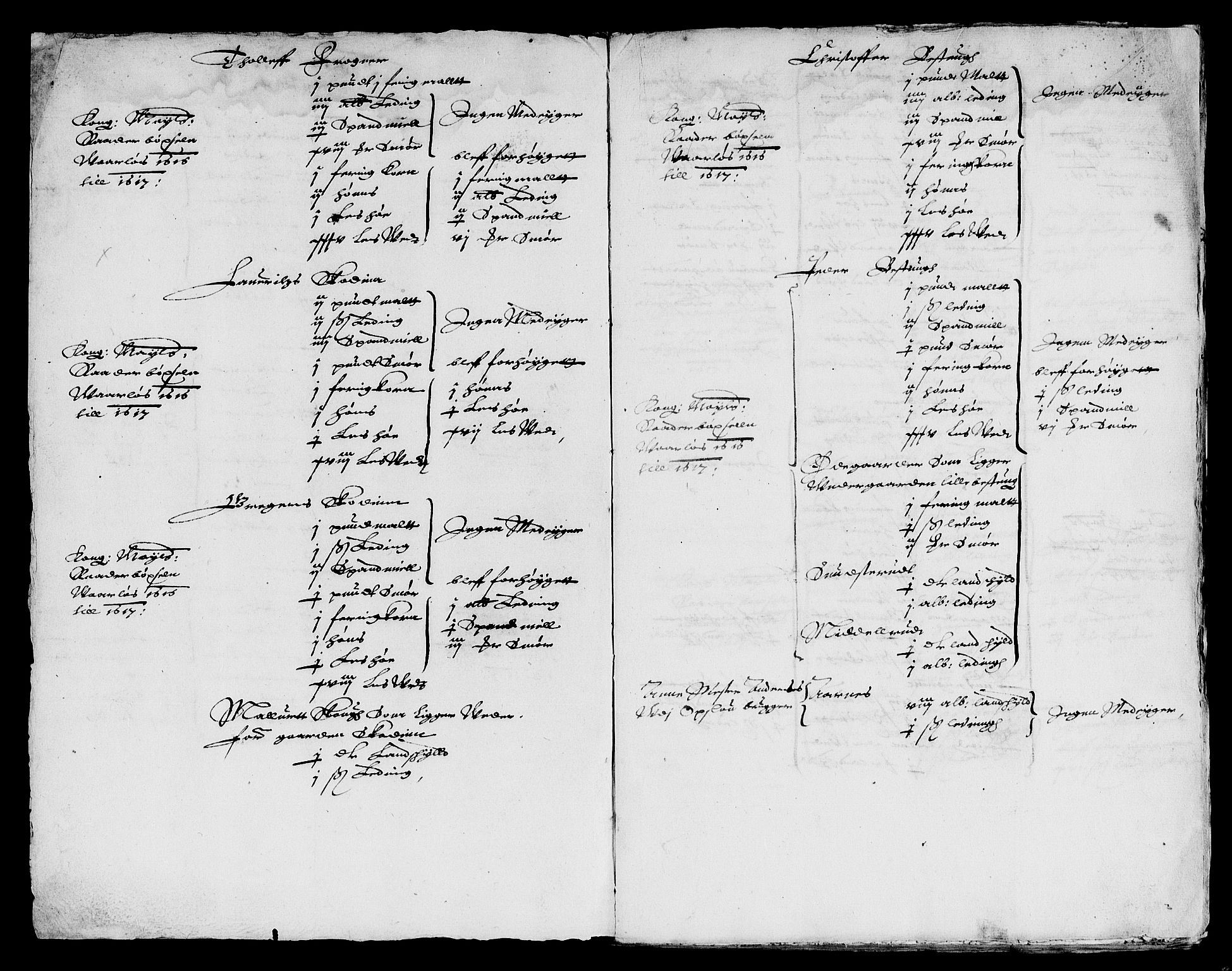 Rentekammeret inntil 1814, Reviderte regnskaper, Lensregnskaper, AV/RA-EA-5023/R/Rb/Rba/L0041: Akershus len, 1616-1618