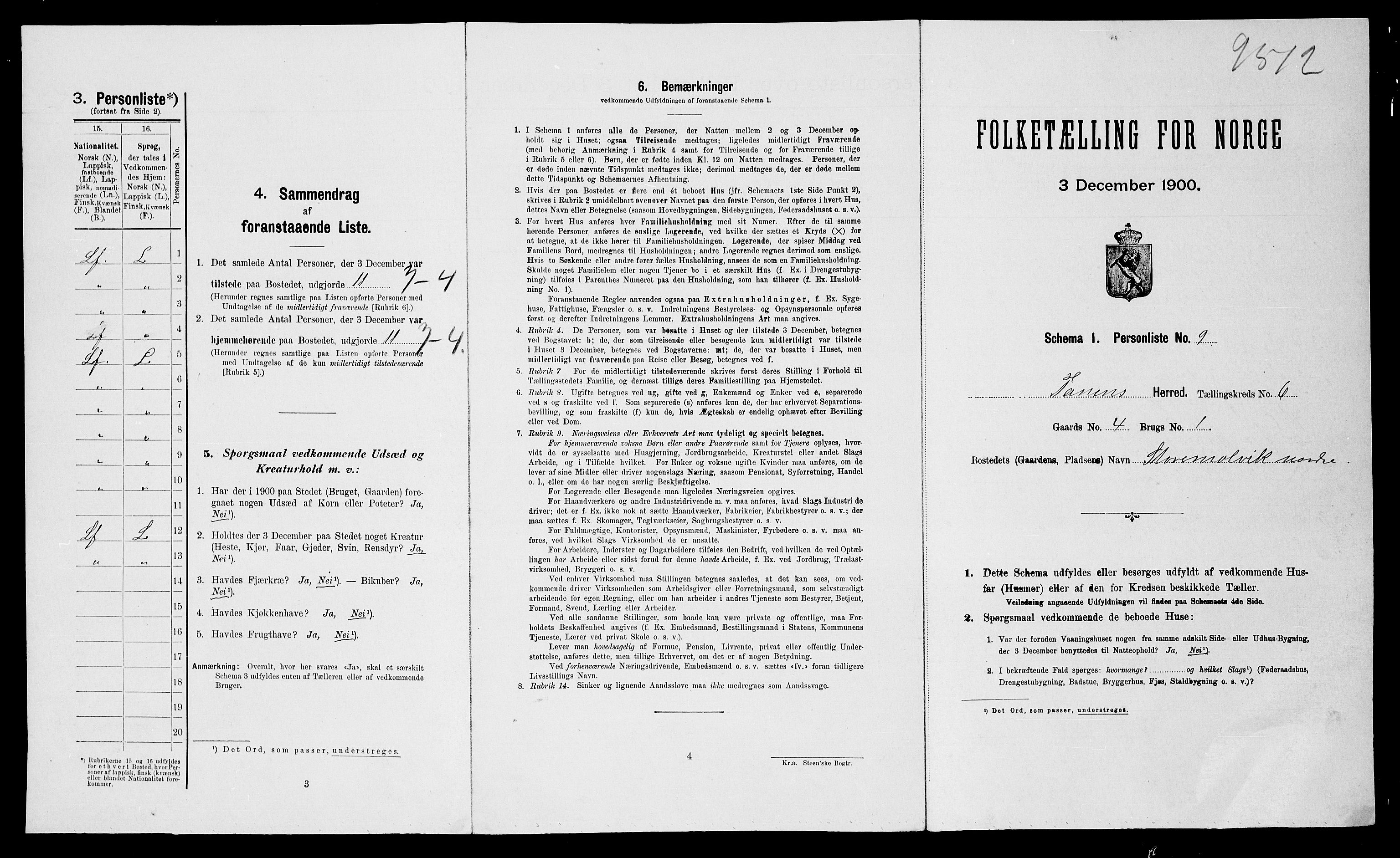 SATØ, Folketelling 1900 for 2025 Tana herred, 1900, s. 918