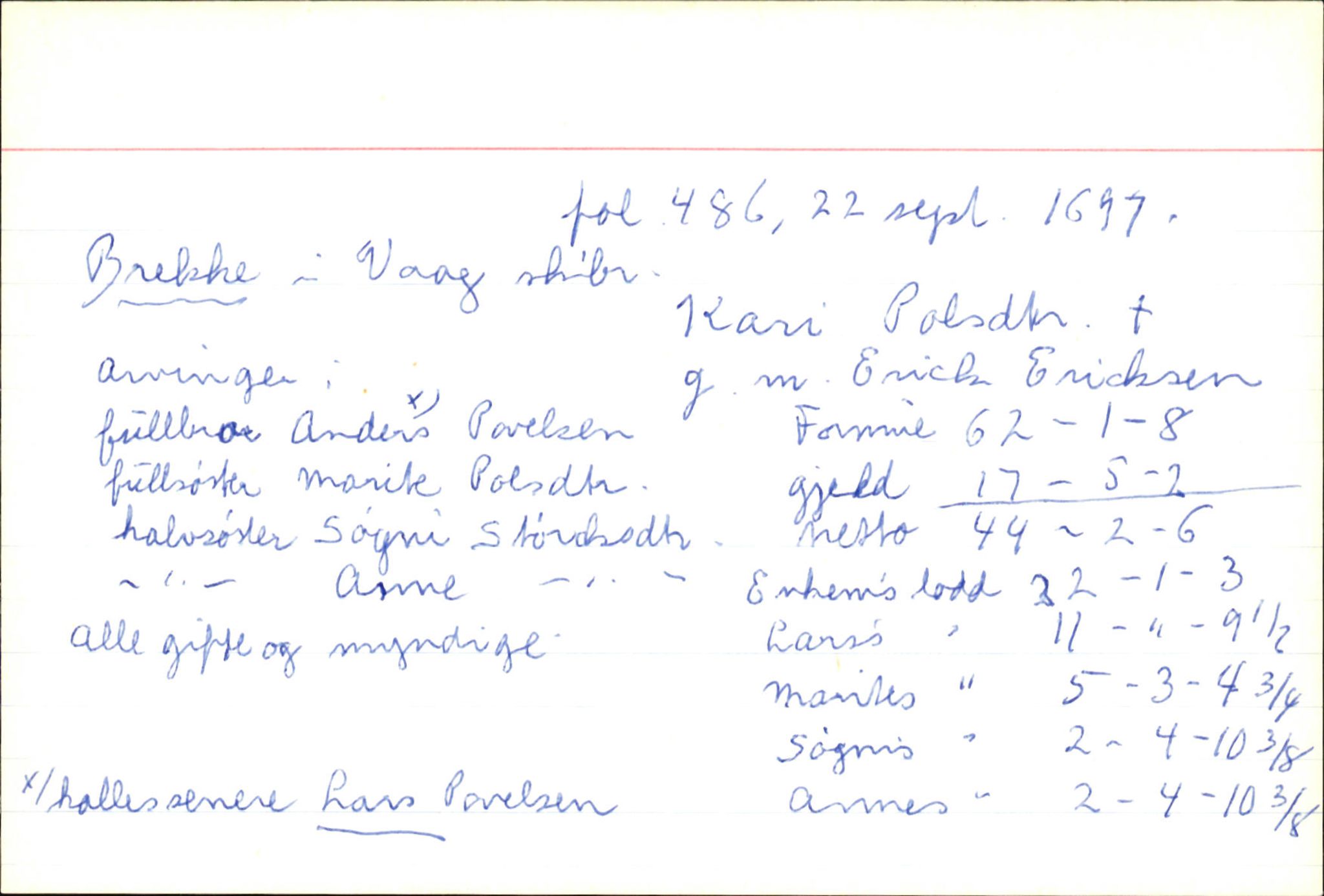 Skiftekort ved Statsarkivet i Bergen, SAB/SKIFTEKORT/004/L0001: Skifteprotokoll nr. 1-2, 1668-1699, s. 949