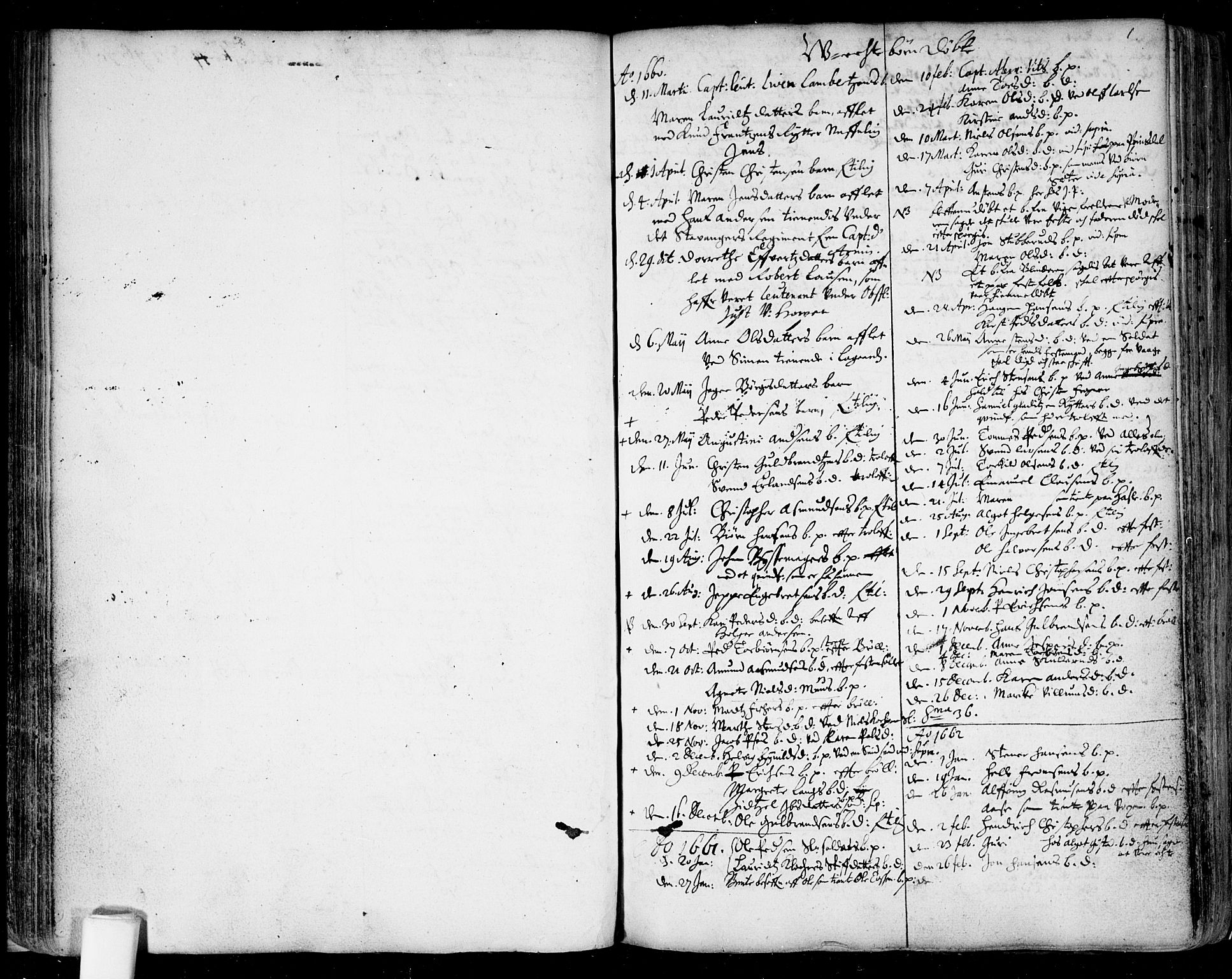 Aker prestekontor kirkebøker, AV/SAO-A-10861/F/L0001: Ministerialbok nr. 1, 1656-1688