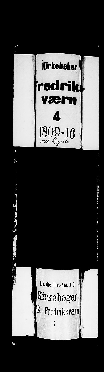 Stavern kirkebøker, AV/SAKO-A-318/F/Fa/L0004: Ministerialbok nr. 4, 1809-1816