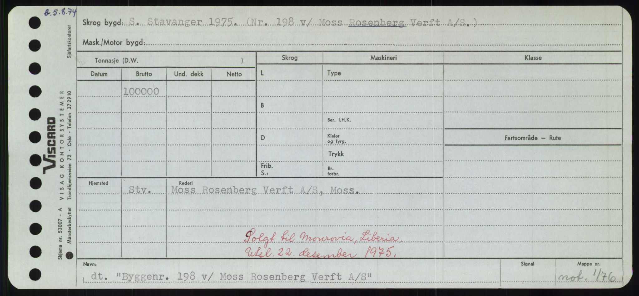 Sjøfartsdirektoratet med forløpere, Skipsmålingen, AV/RA-S-1627/H/Hd/L0006: Fartøy, Byg-Båt, s. 535