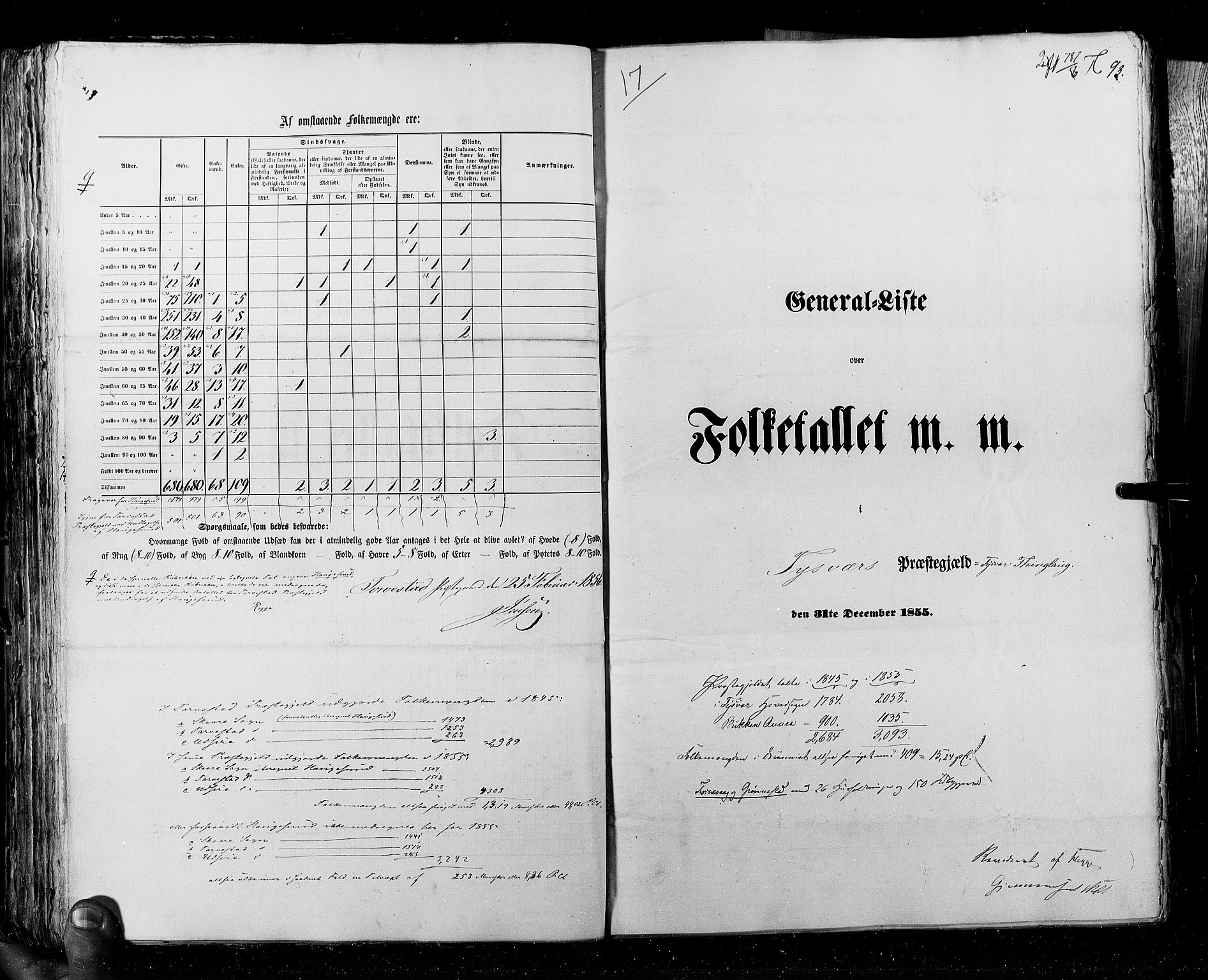 RA, Folketellingen 1855, bind 4: Stavanger amt og Søndre Bergenhus amt, 1855, s. 93