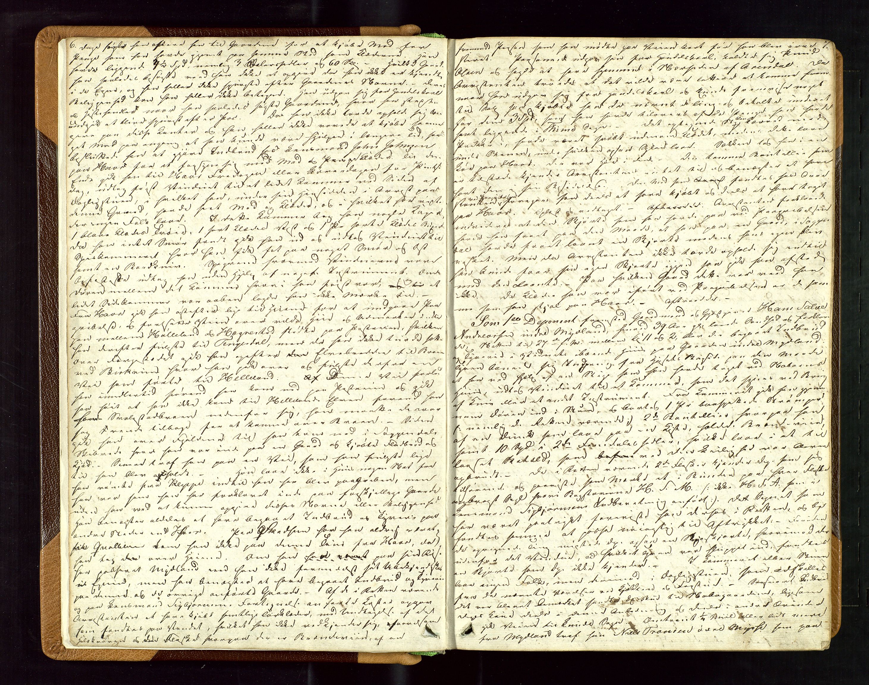 Jæren og Dalane sorenskriveri, AV/SAST-A-100306/3/30/30BBB/L0002: EKSTRARETTSPROTOKOLL - DALANE, 1836-1841, s. 6-7