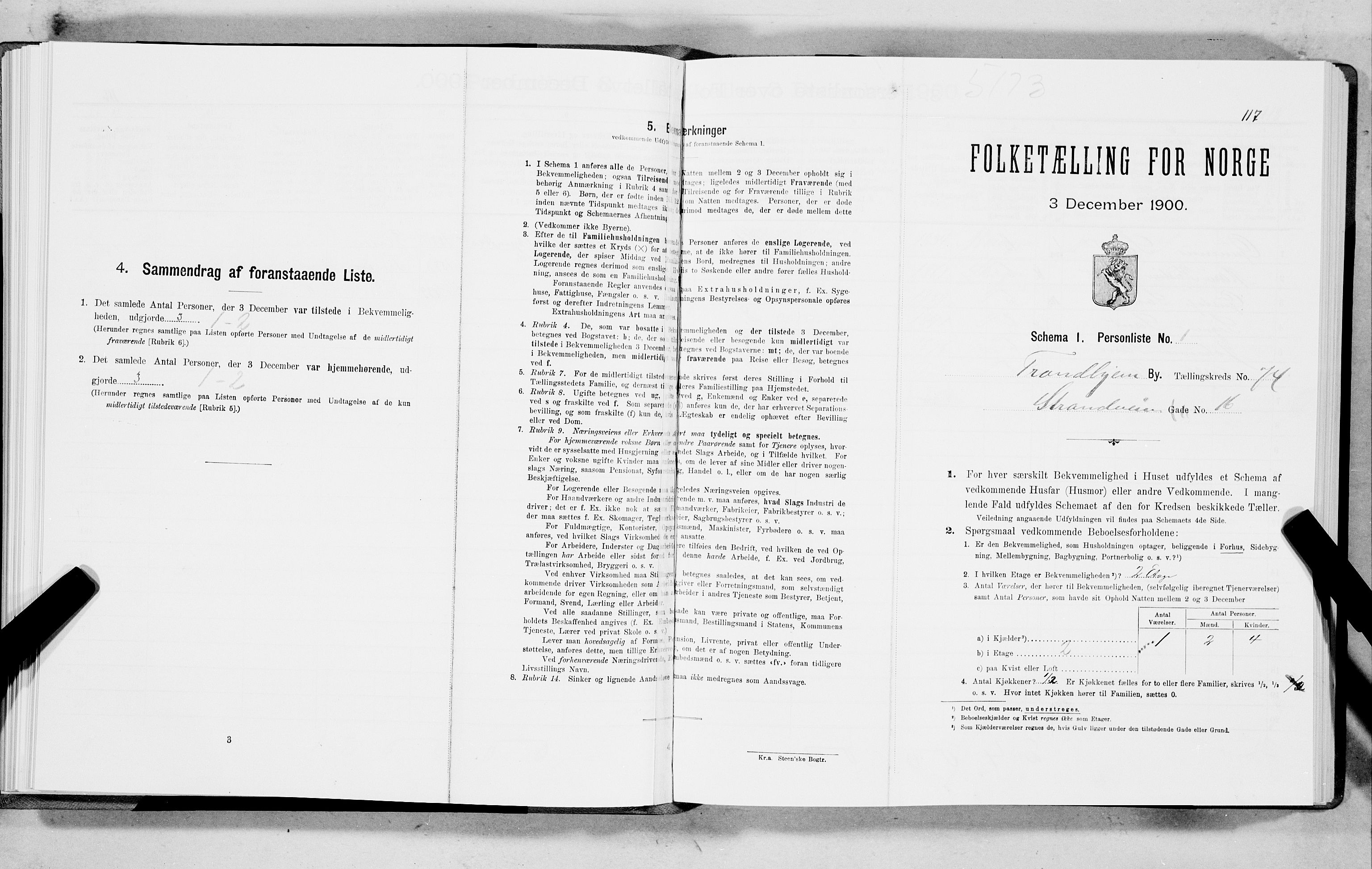 SAT, Folketelling 1900 for 1601 Trondheim kjøpstad, 1900, s. 14546